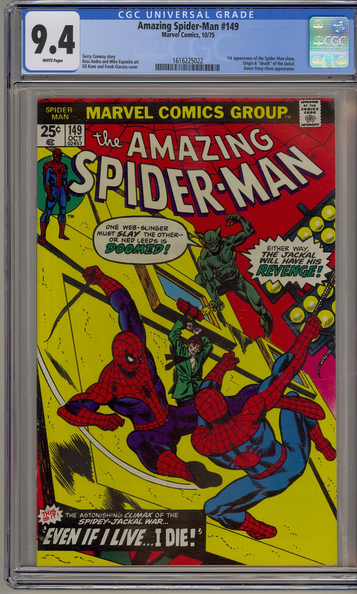 Amazing Spider-Man #149 (1975) Jackal, Spider-clone