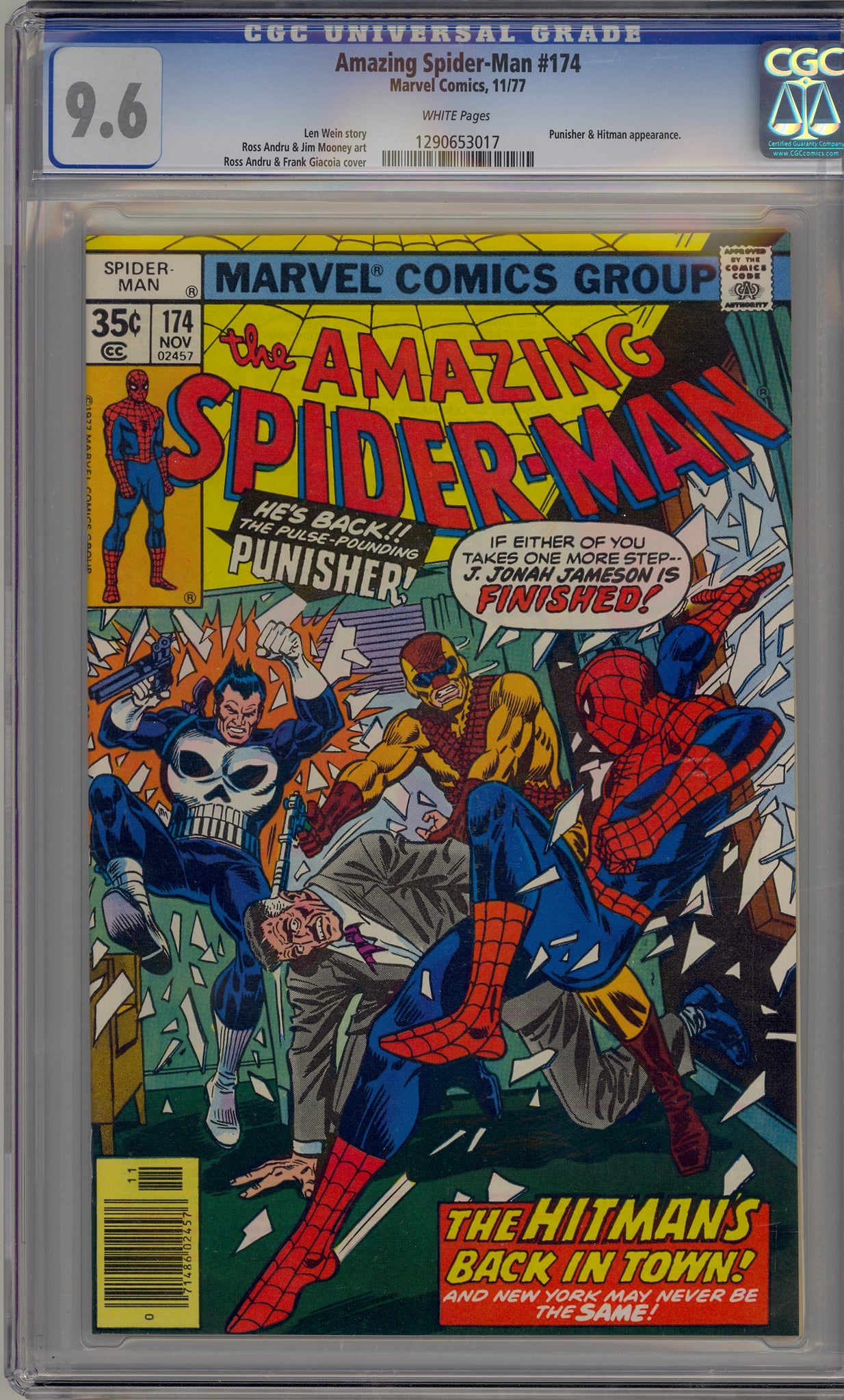 Amazing Spider-Man #174 (1977) Punisher, Hitman