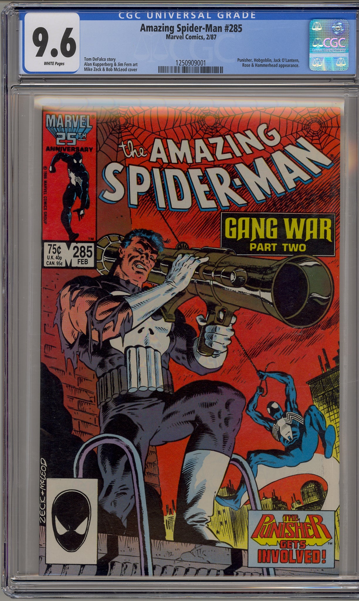 Amazing Spider-Man #285 (1987) Punisher