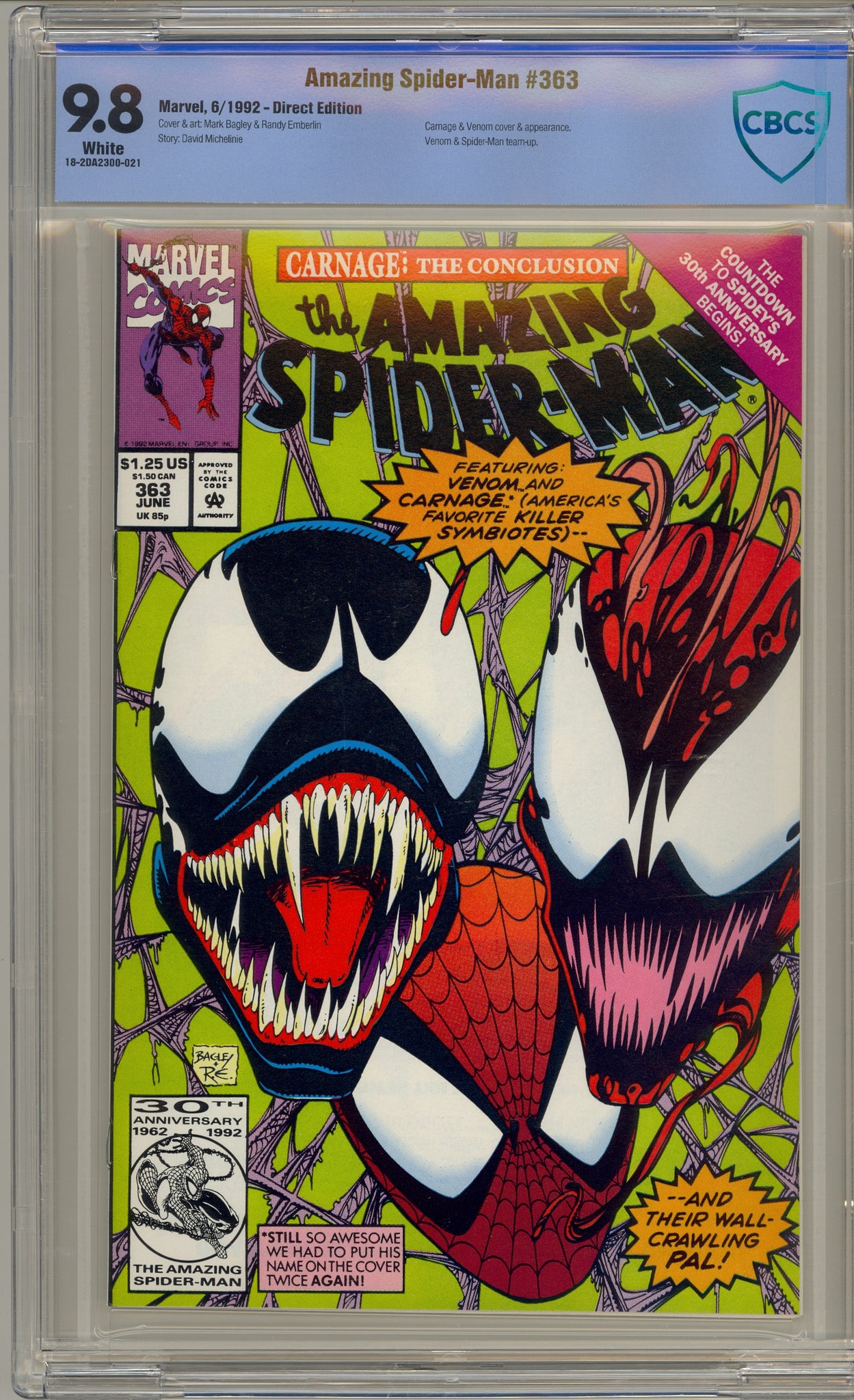 Amazing Spider-Man #363 (1992) Venom, Carnage
