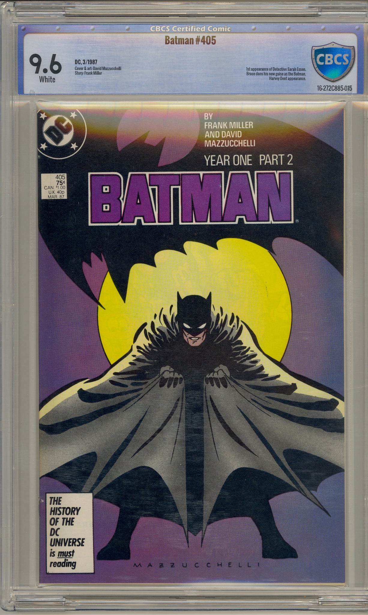 Batman #405 (1987) Year One, Part 2