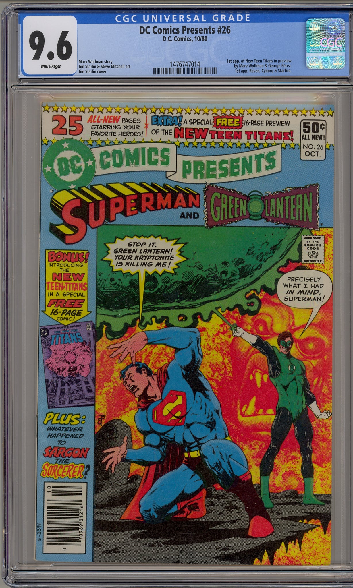 DC Comics Presents #26 (1980) newsstand edition - New Teen Titans