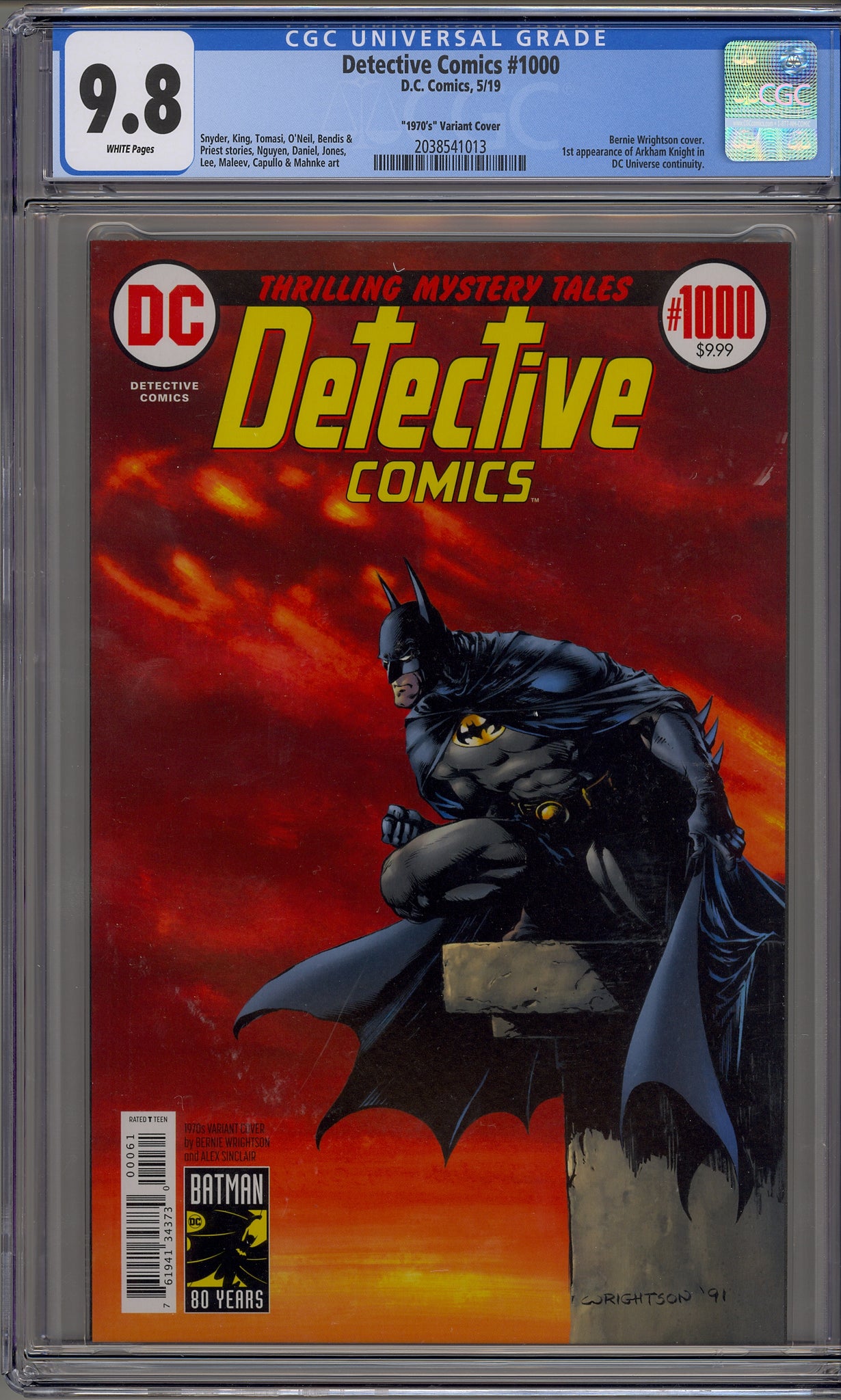 Detective Comics #1000 (2019) 1970's Variant Cover - Batman