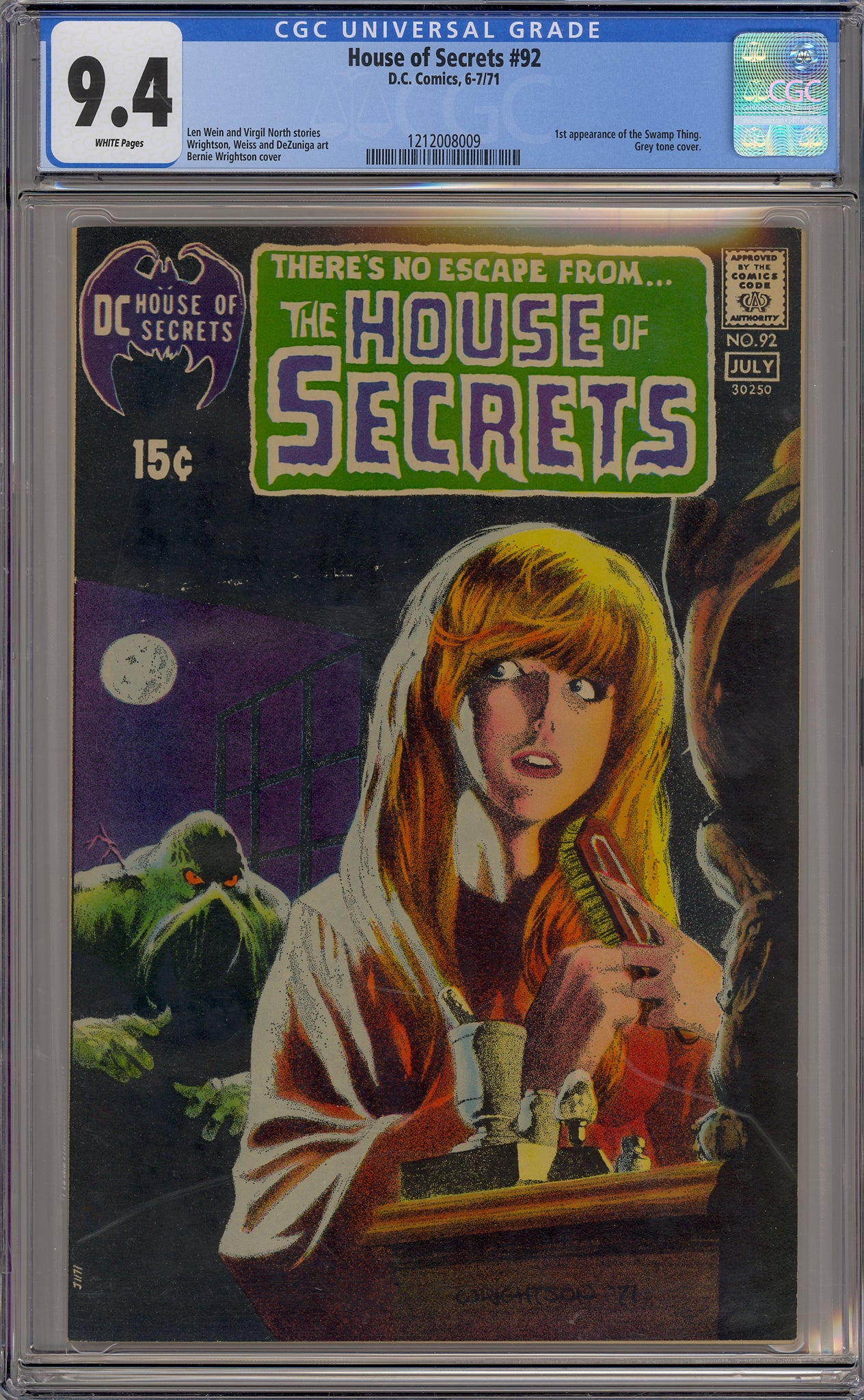 House of Secrets #92 (1971) Swamp Thing