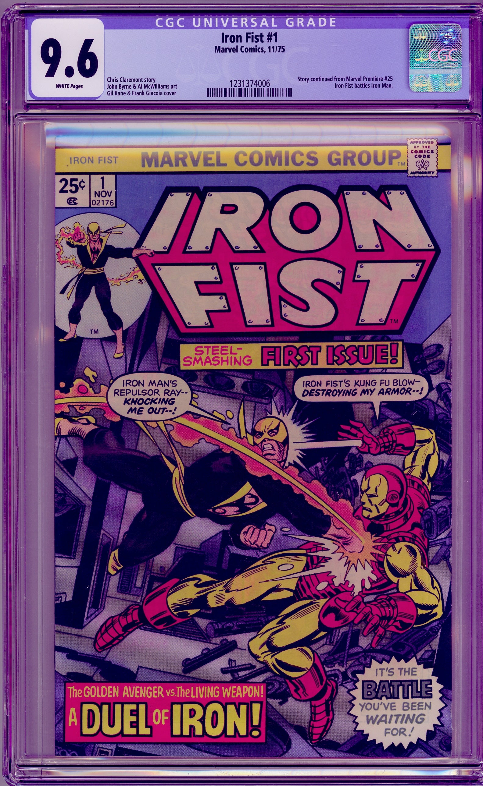 Iron Fist #1 (1975) Iron Man – Jackal Relic Comics