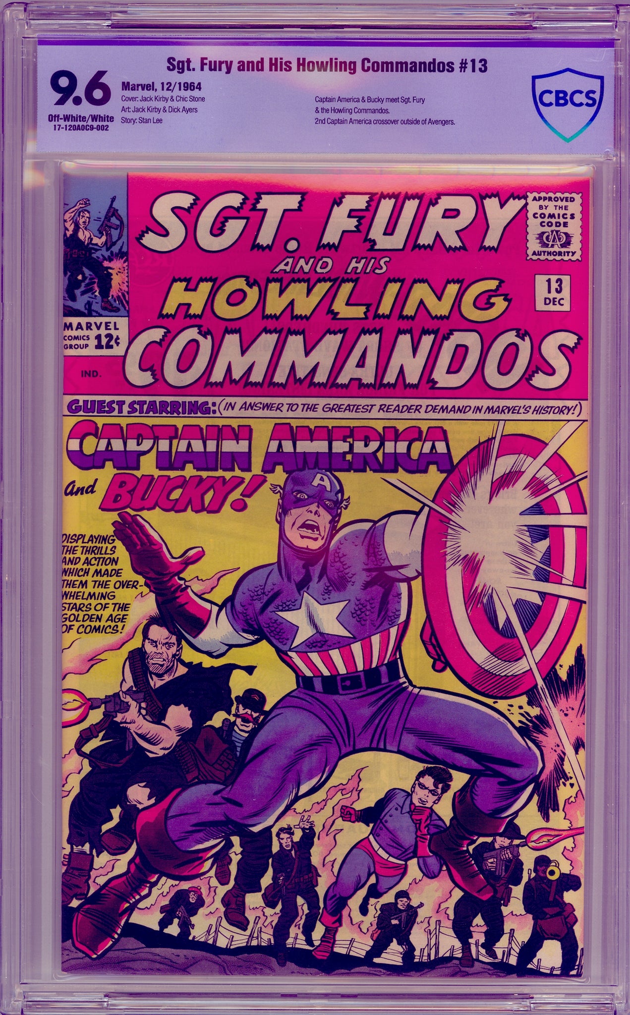 Sgt. Fury and His Howling Commandos #13 (1964) Captain America