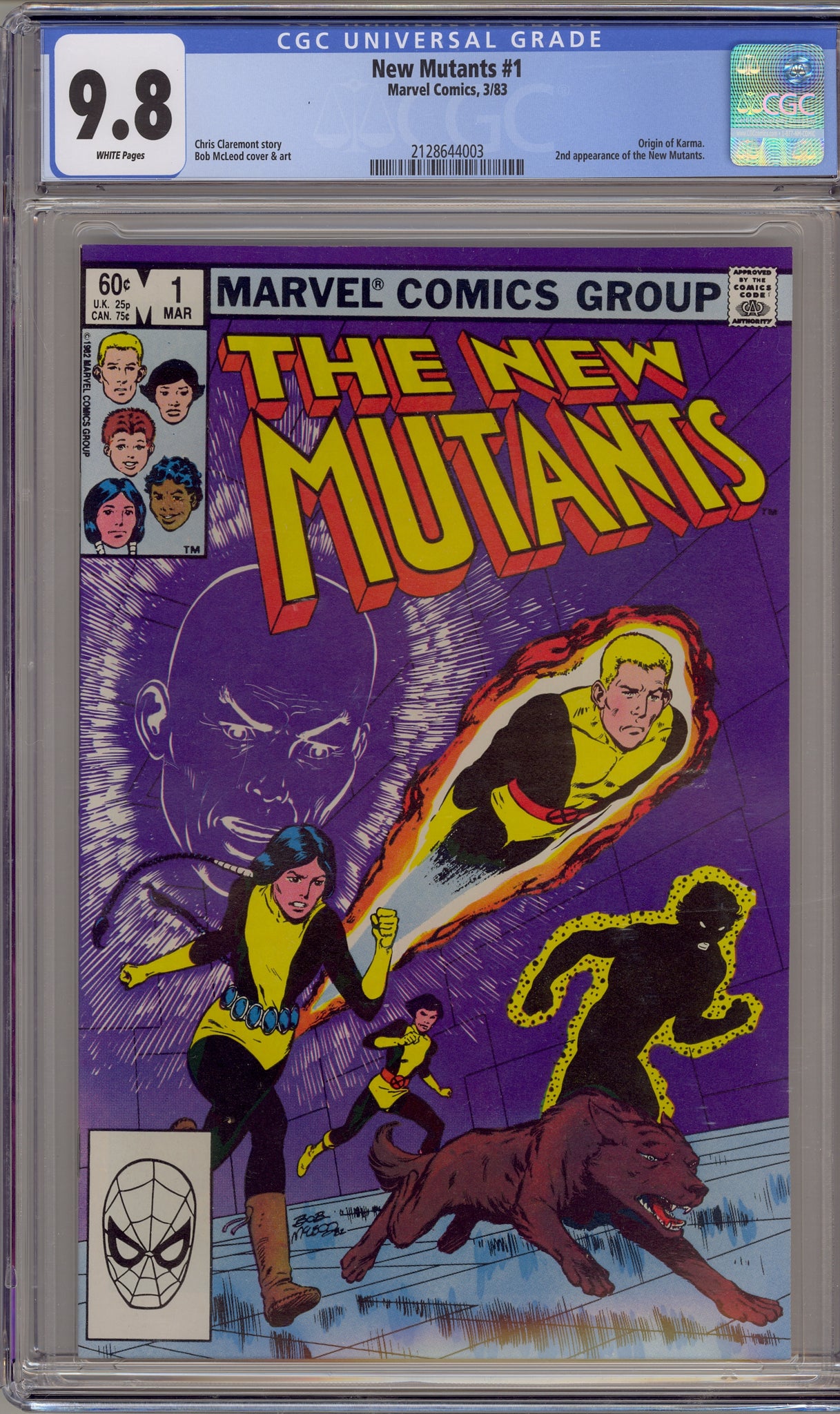 New Mutants #1 (1983) Karma