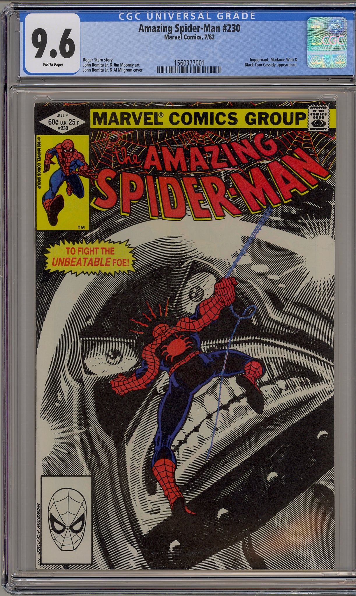 Amazing Spider-Man #230 (1982) Juggernaut, Madame Web