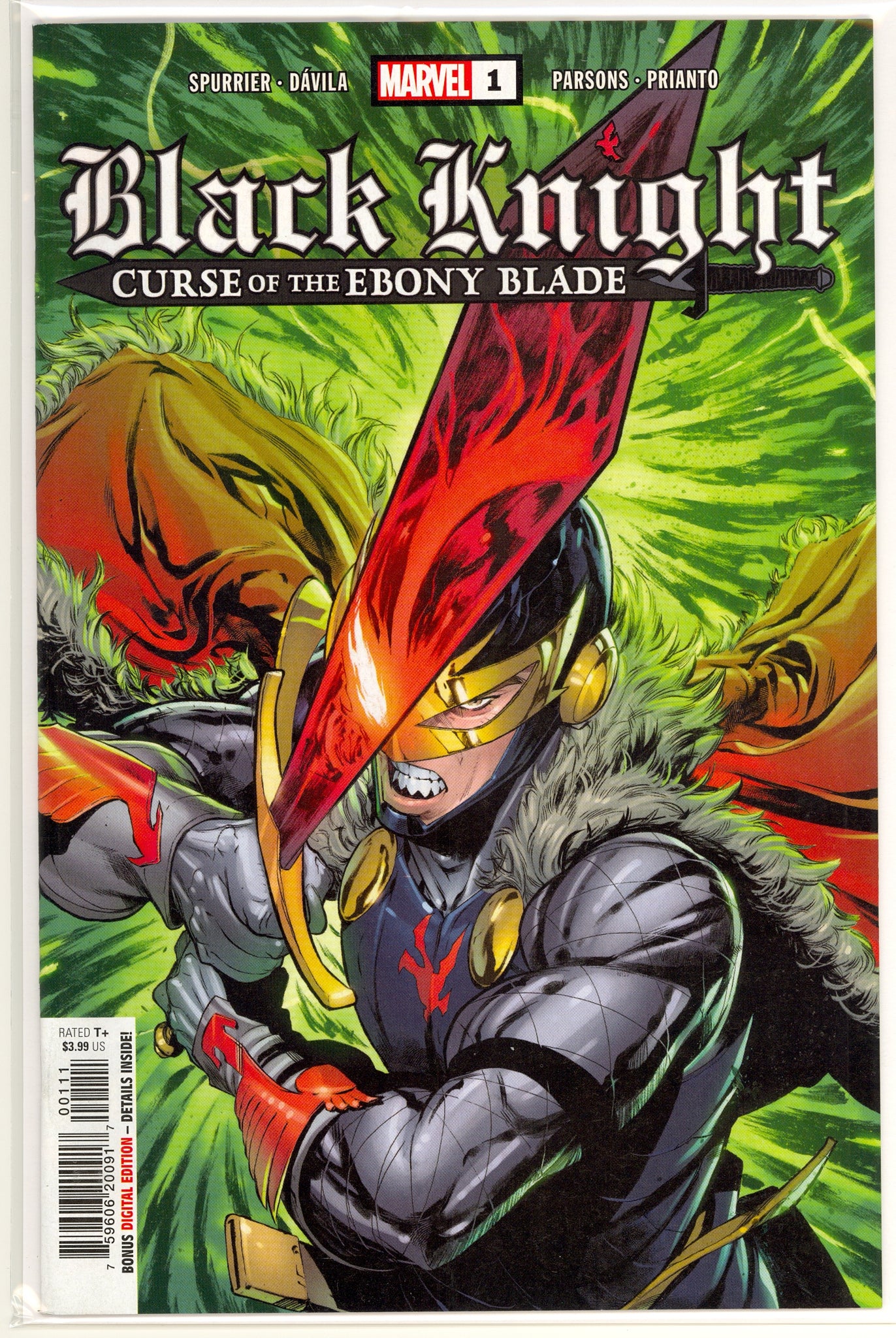 Black Knight Curse of the Ebony Blade #1 (2021) Jacks Chopra