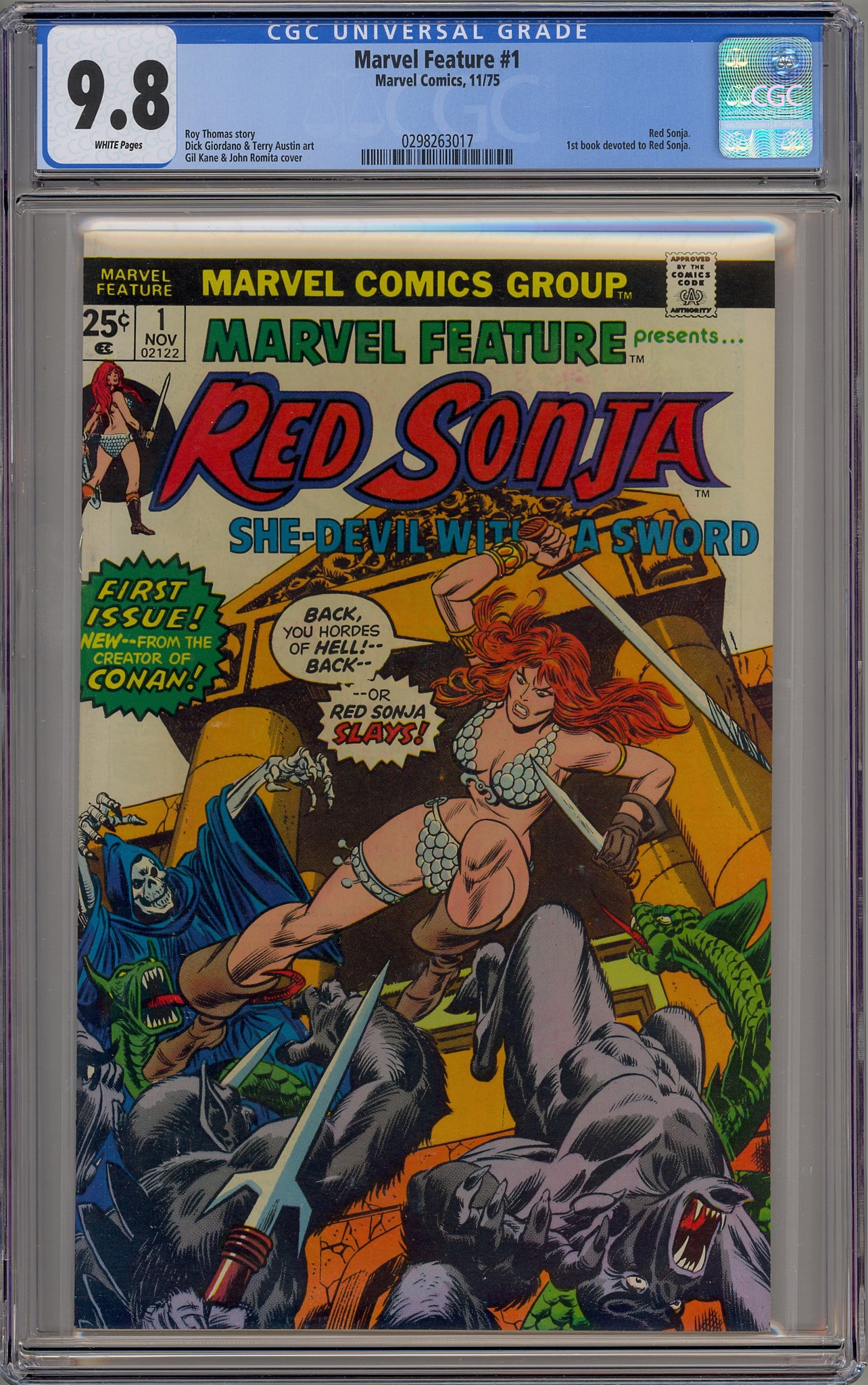 Marvel Feature #1 (1975) Red Sonja
