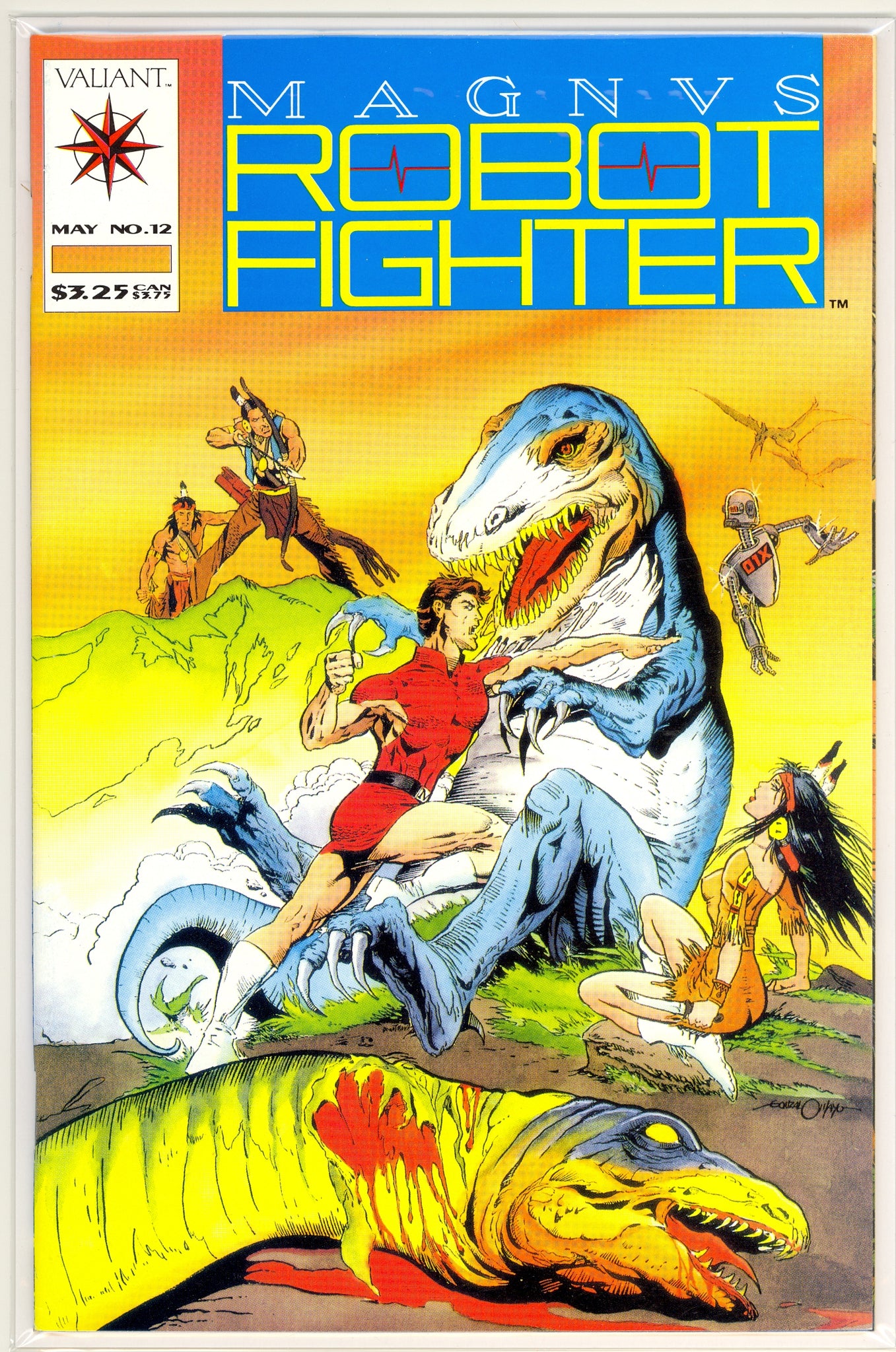 Magnus Robot Fighter #12 (1992) Turok the Dinosaur Hunter