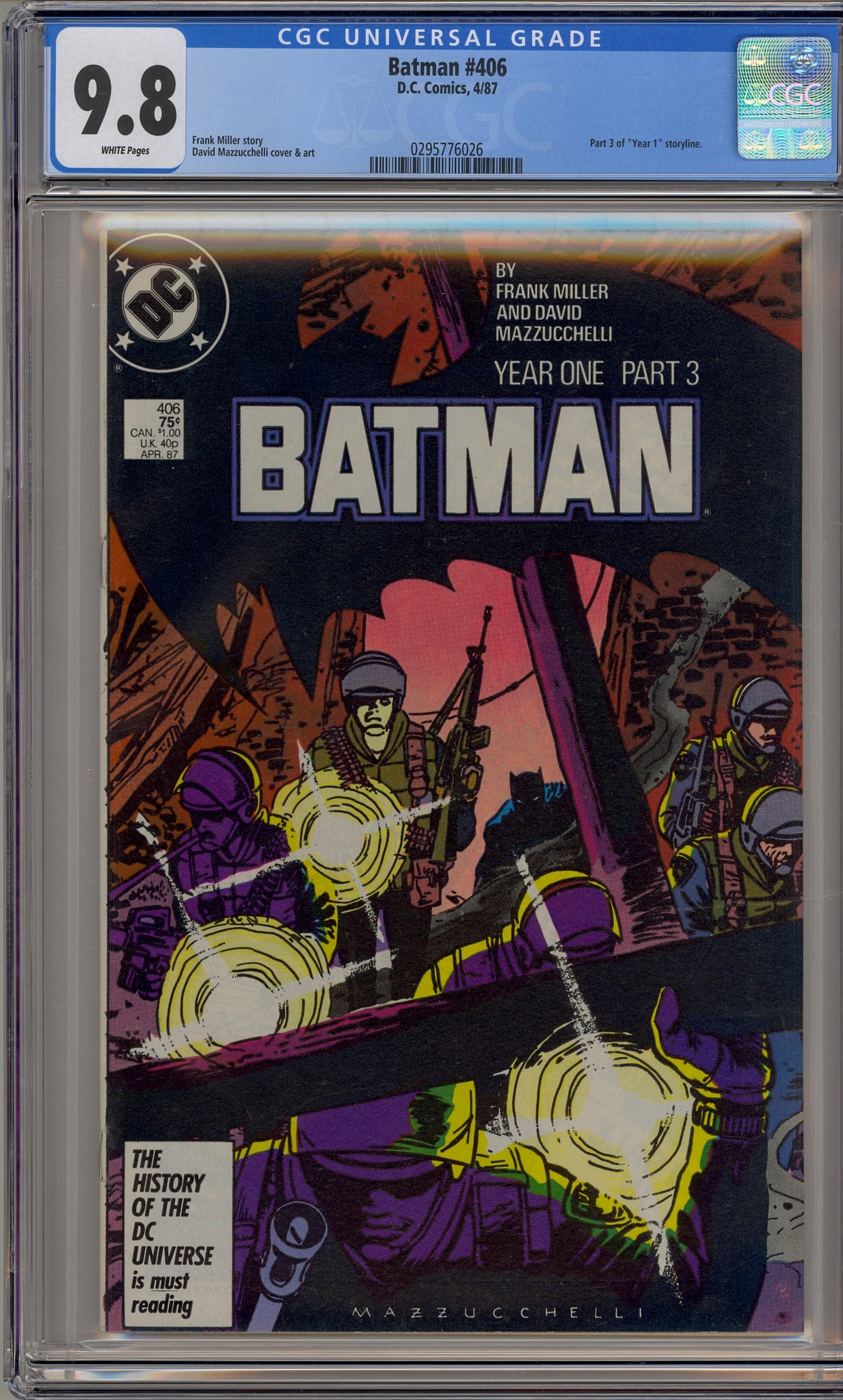 Batman #406 (1987) Year One, Part 3