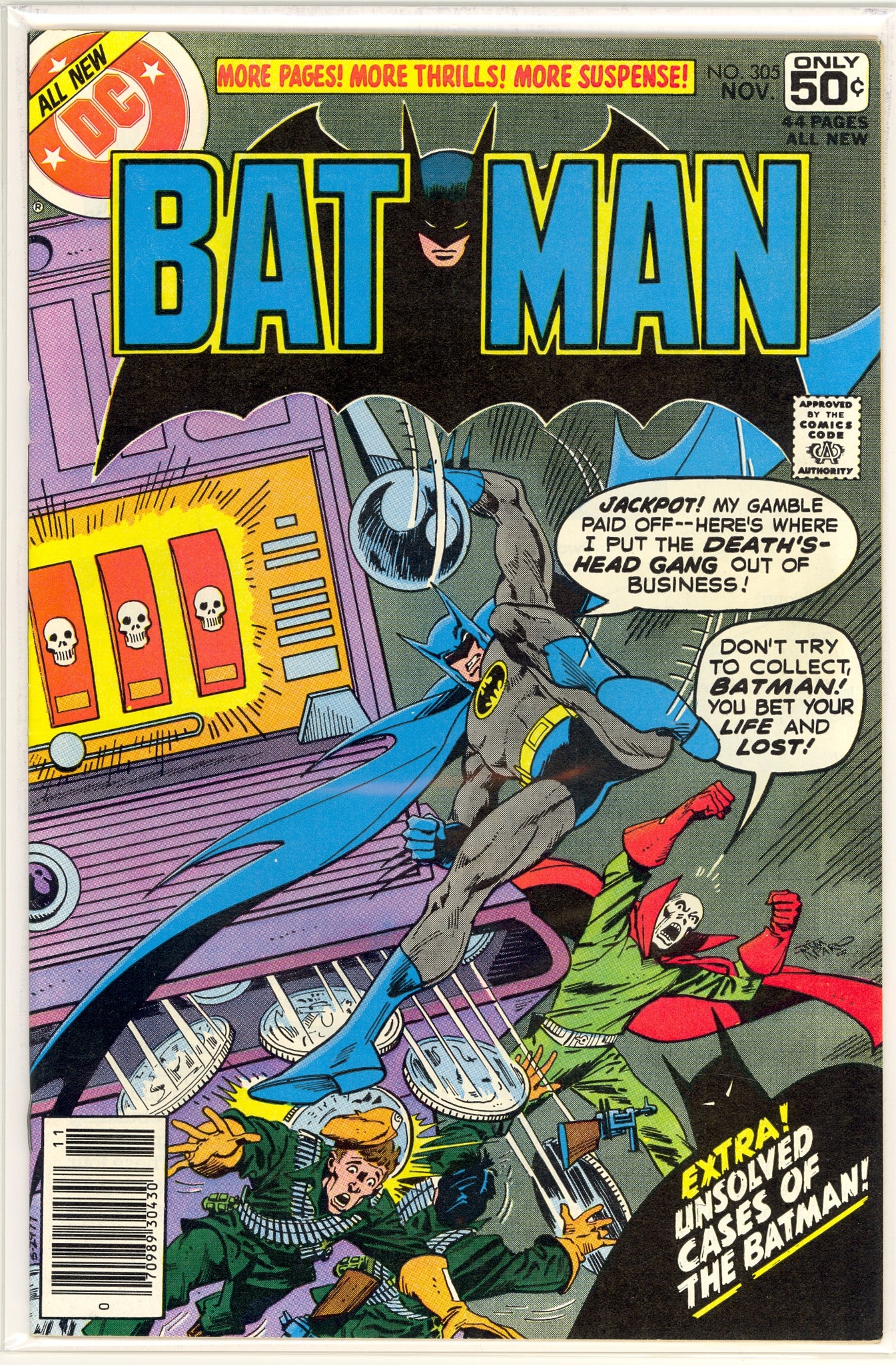 Batman #305 (1978) newsstand edition - Unsolved Cases