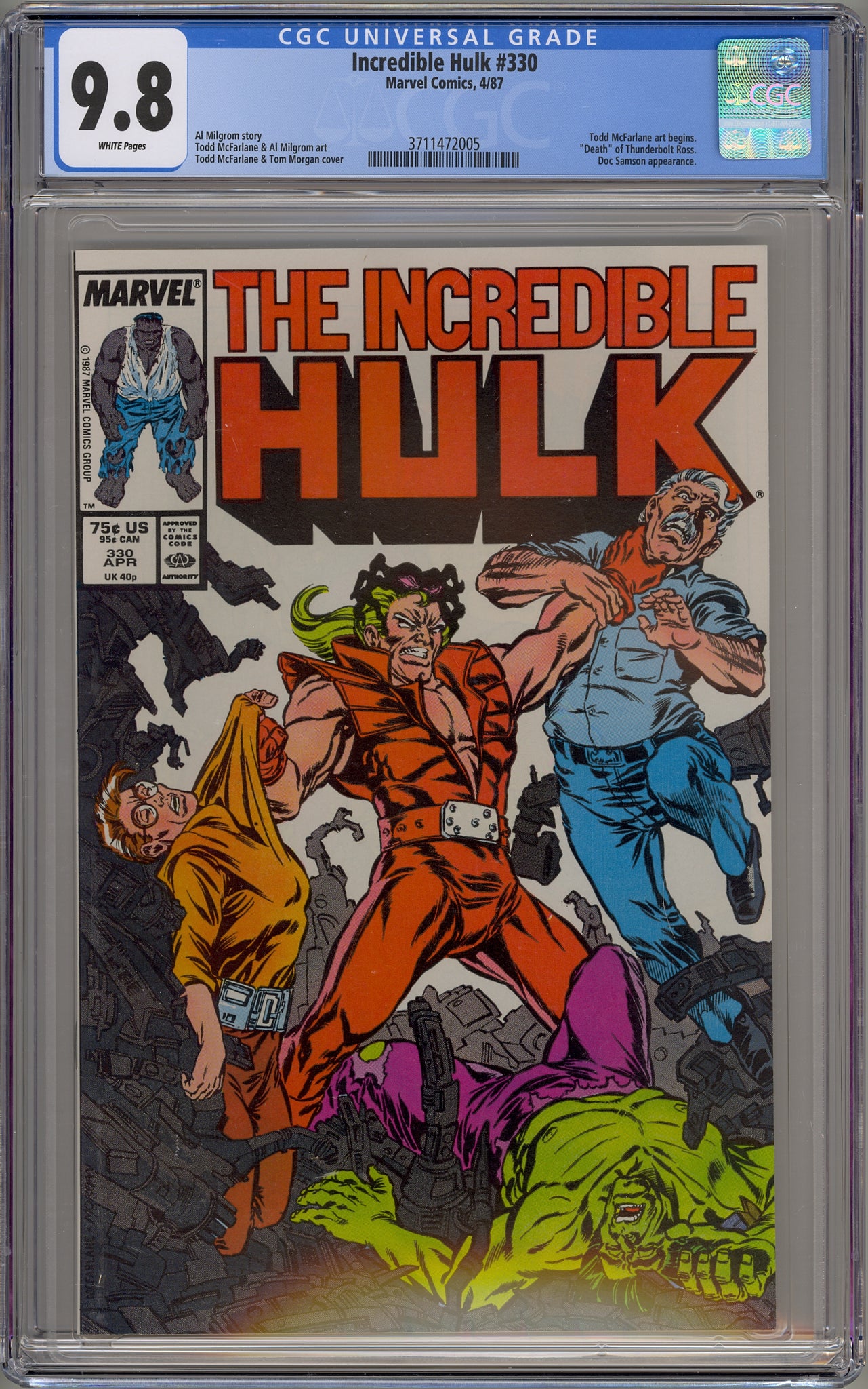 Incredible Hulk #330 (1987) McFarlane