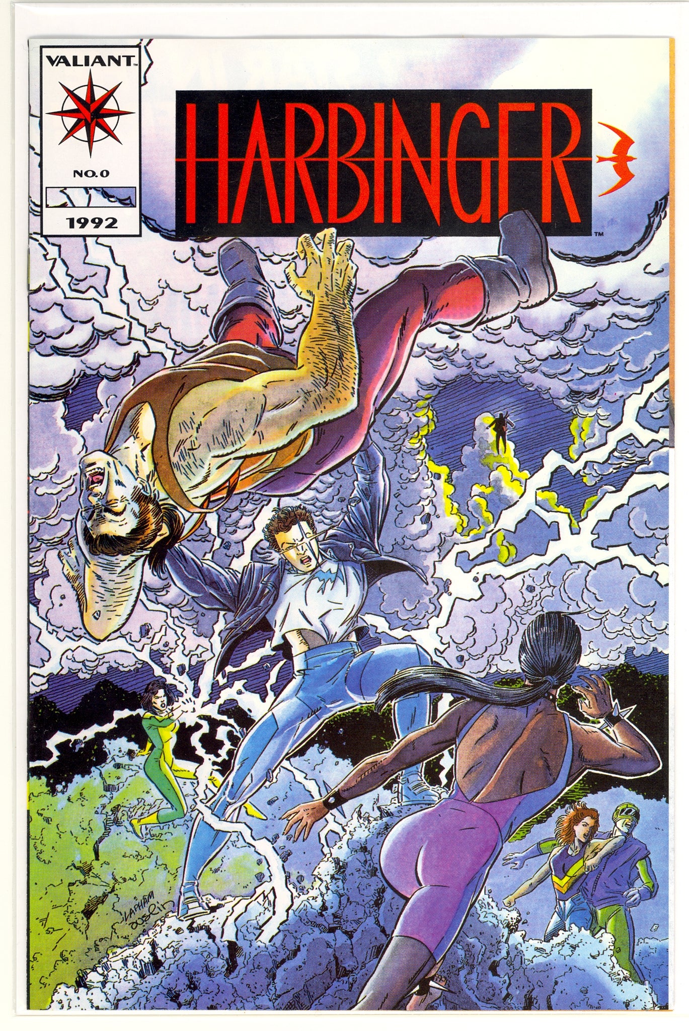 Harbinger #0 (1992) blue cover trade variant