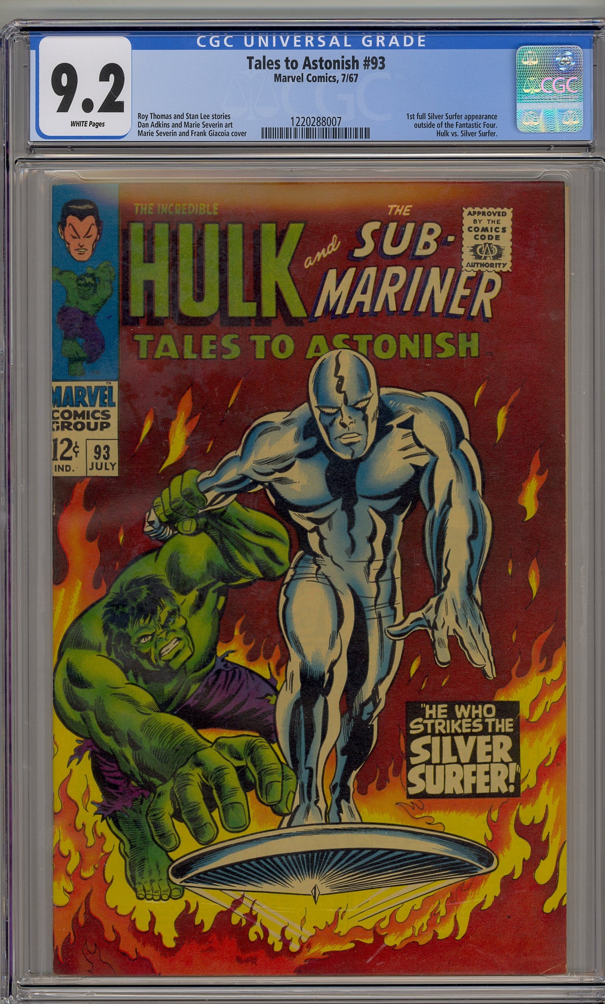 Tales to Astonish #93 (1967) Silver Surfer