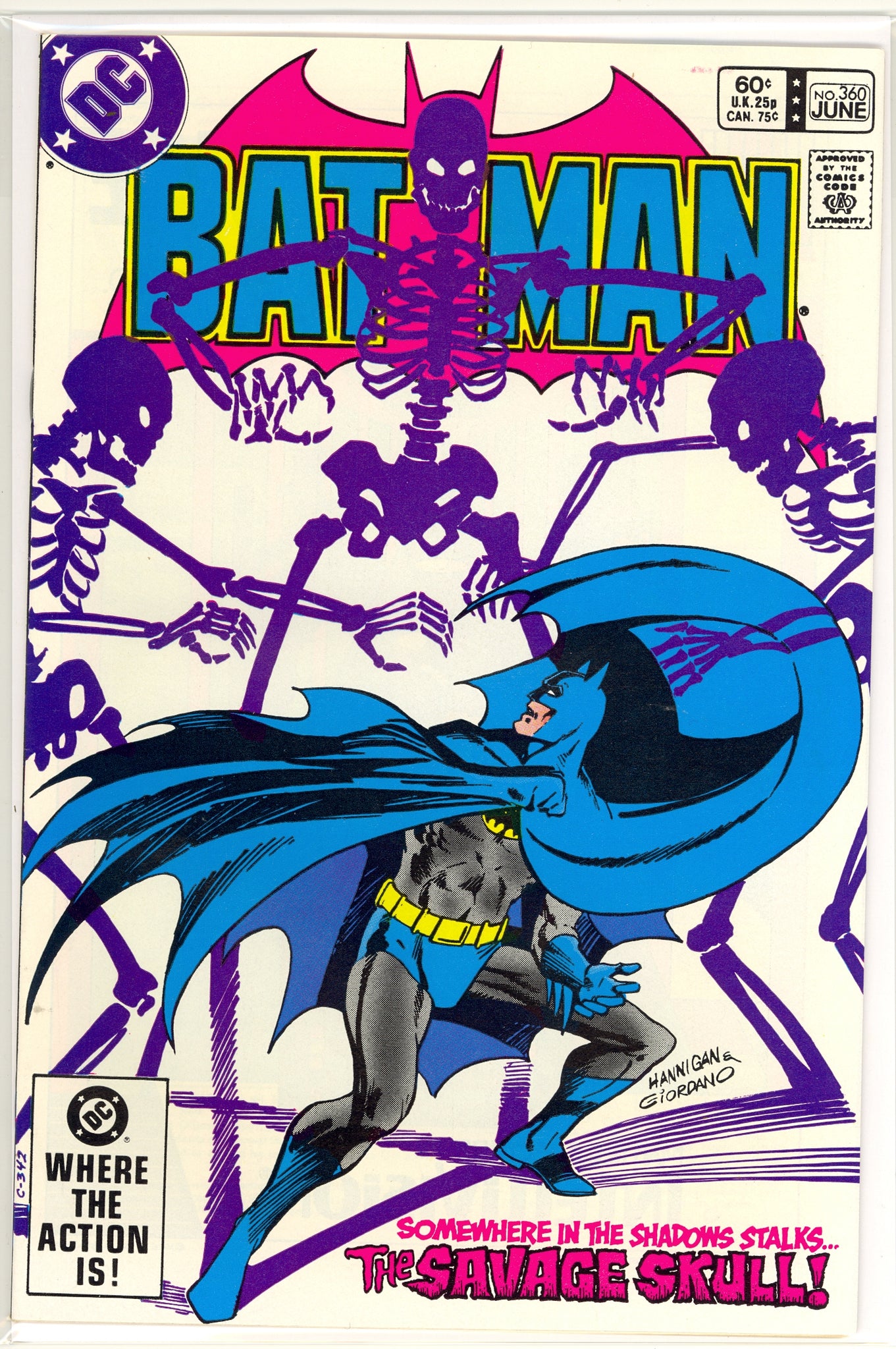 Batman #360 (1983) Savage Skull