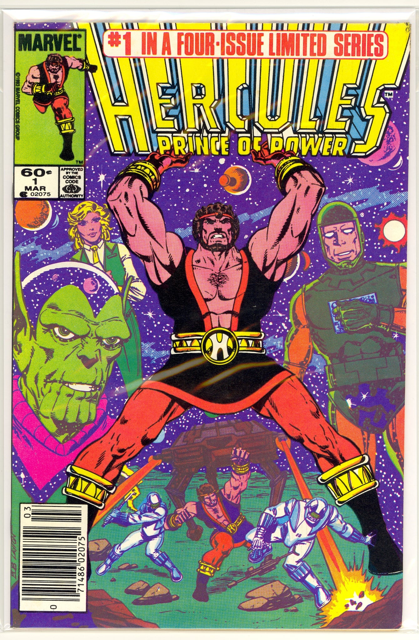 Hercules Prince of Power #1 (1984) newsstand edition