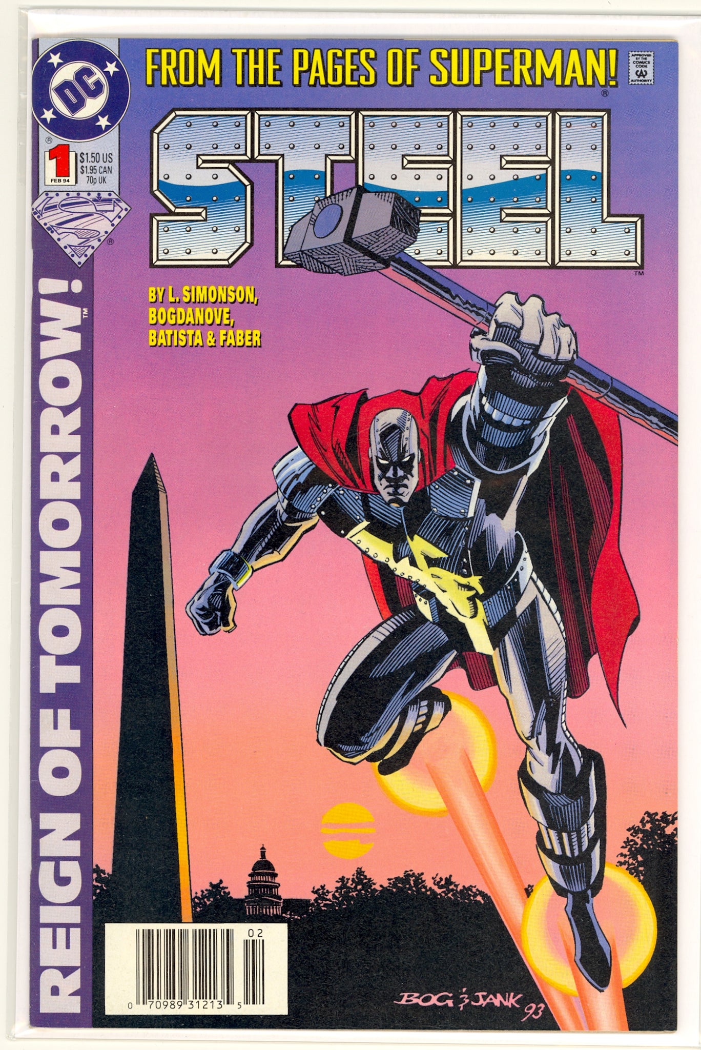 Steel #1 (1994) newsstand edition