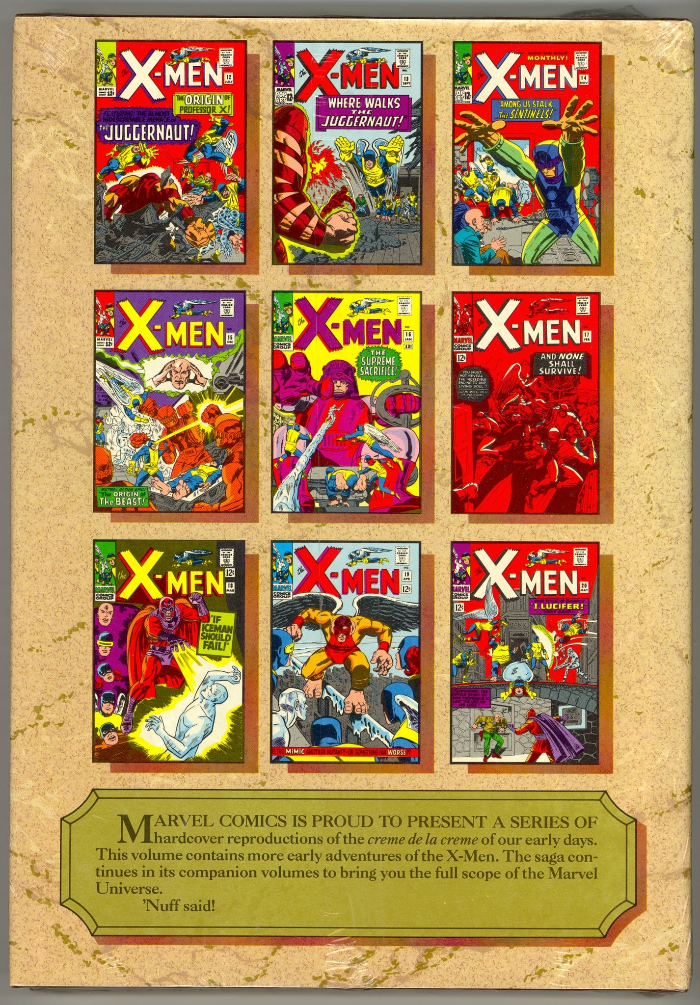 Marvel Masterworks volume 7 X-Men issues 11-21 - 1st printing
