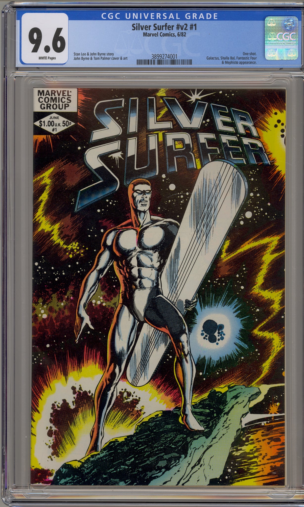 Silver Surfer #1 (1982) Galactus, Fantastic Four, Shalla Bal, Mephisto