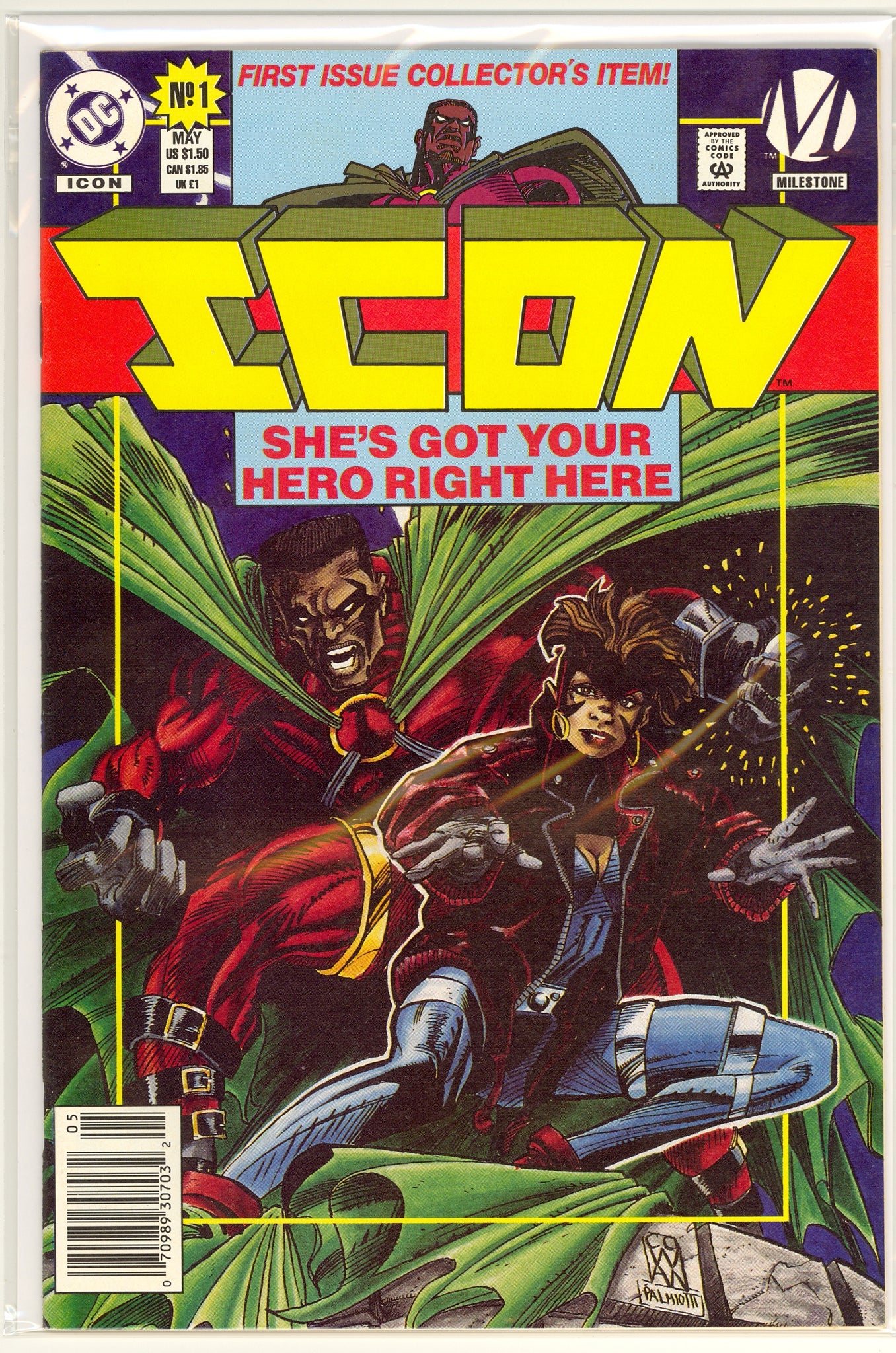 Icon #1 (1993) newsstand edition