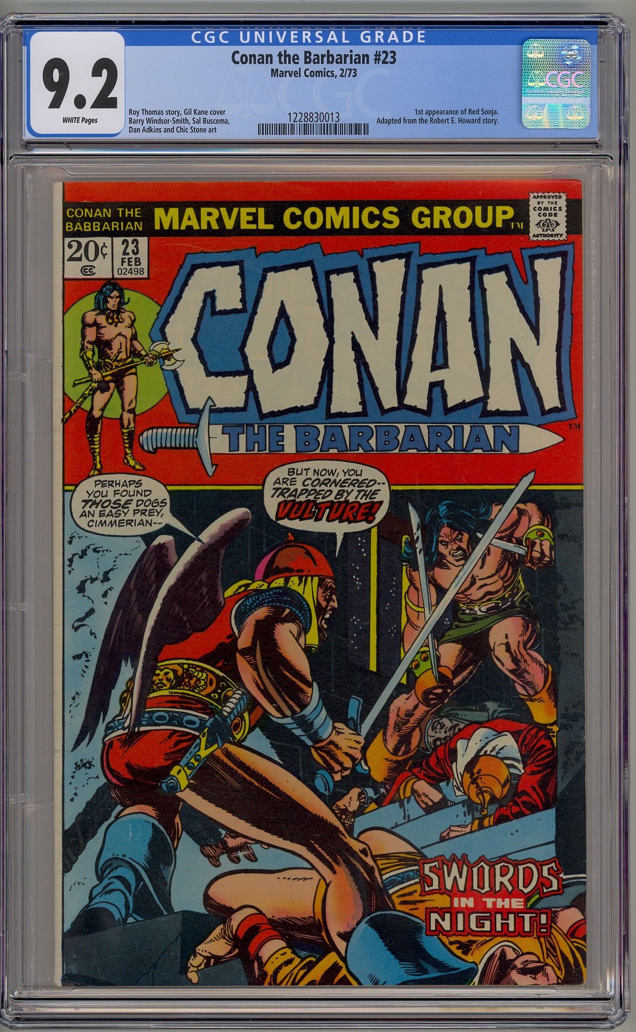 Conan the Barbarian #23 (1973) Red Sonja