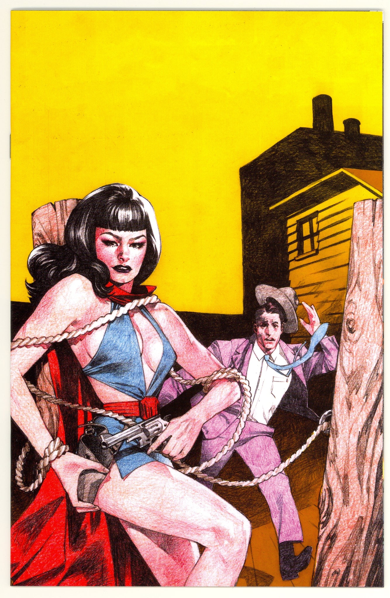 Betty Page and the Curse of the Banshee #3 (2021) Davi Go virgin variant cover