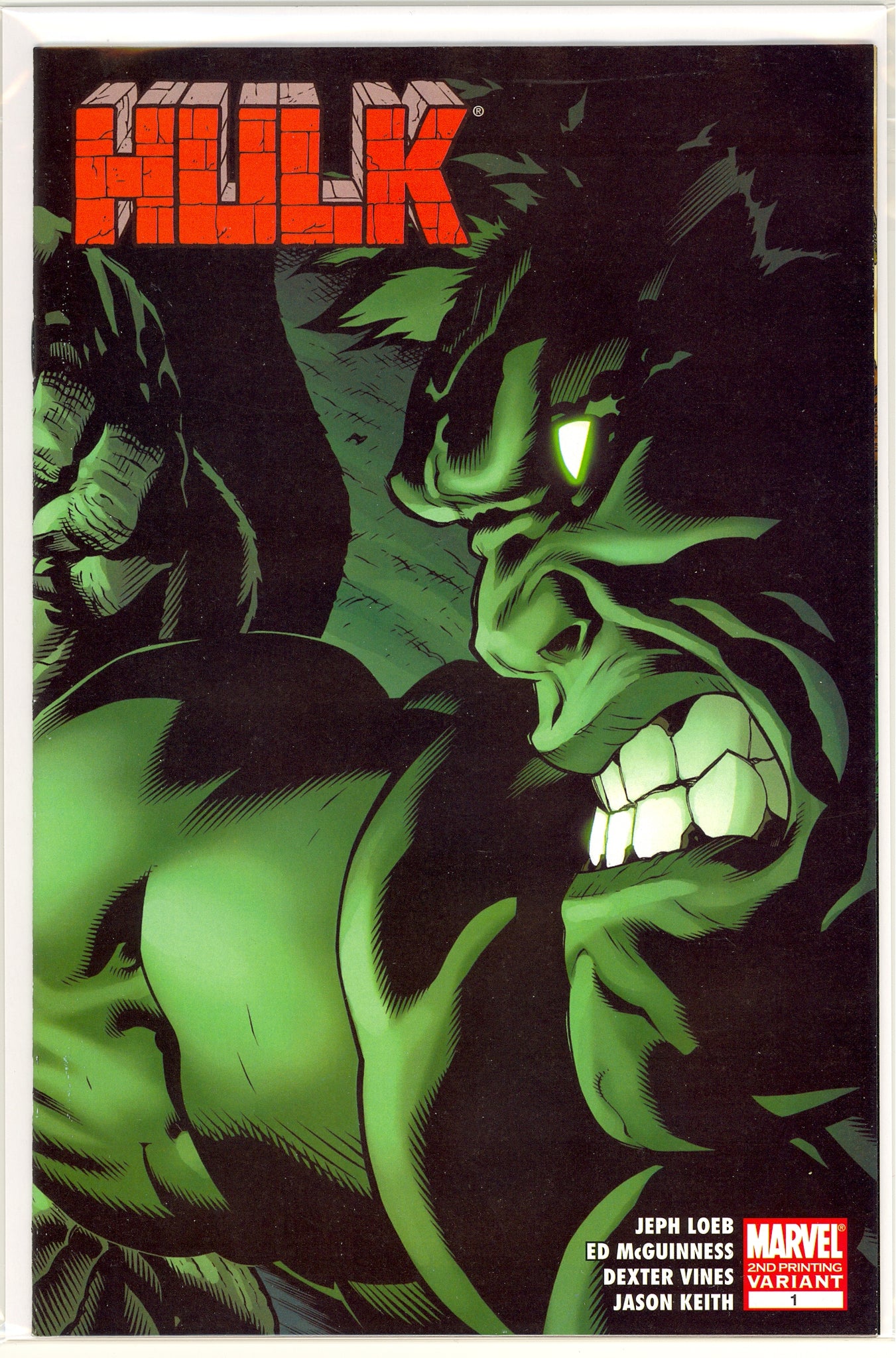 Hulk #1 (2008) 2nd printing variant