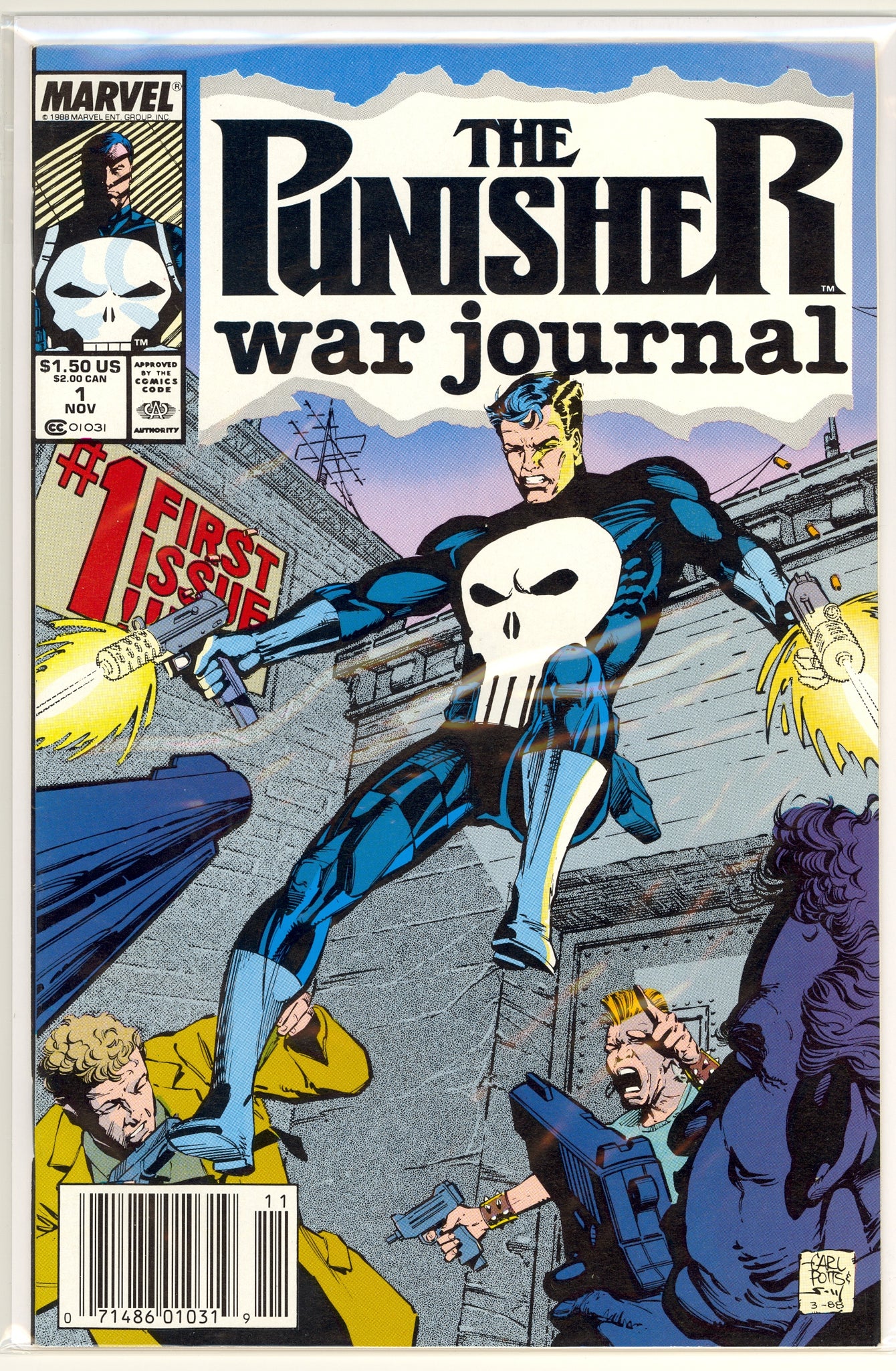Punisher War Journal #1 (1988) newsstand edition