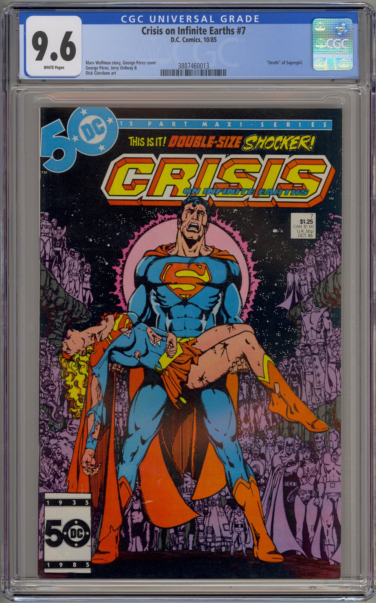 Crisis on Infinite Earths #7 (1985) Supergirl