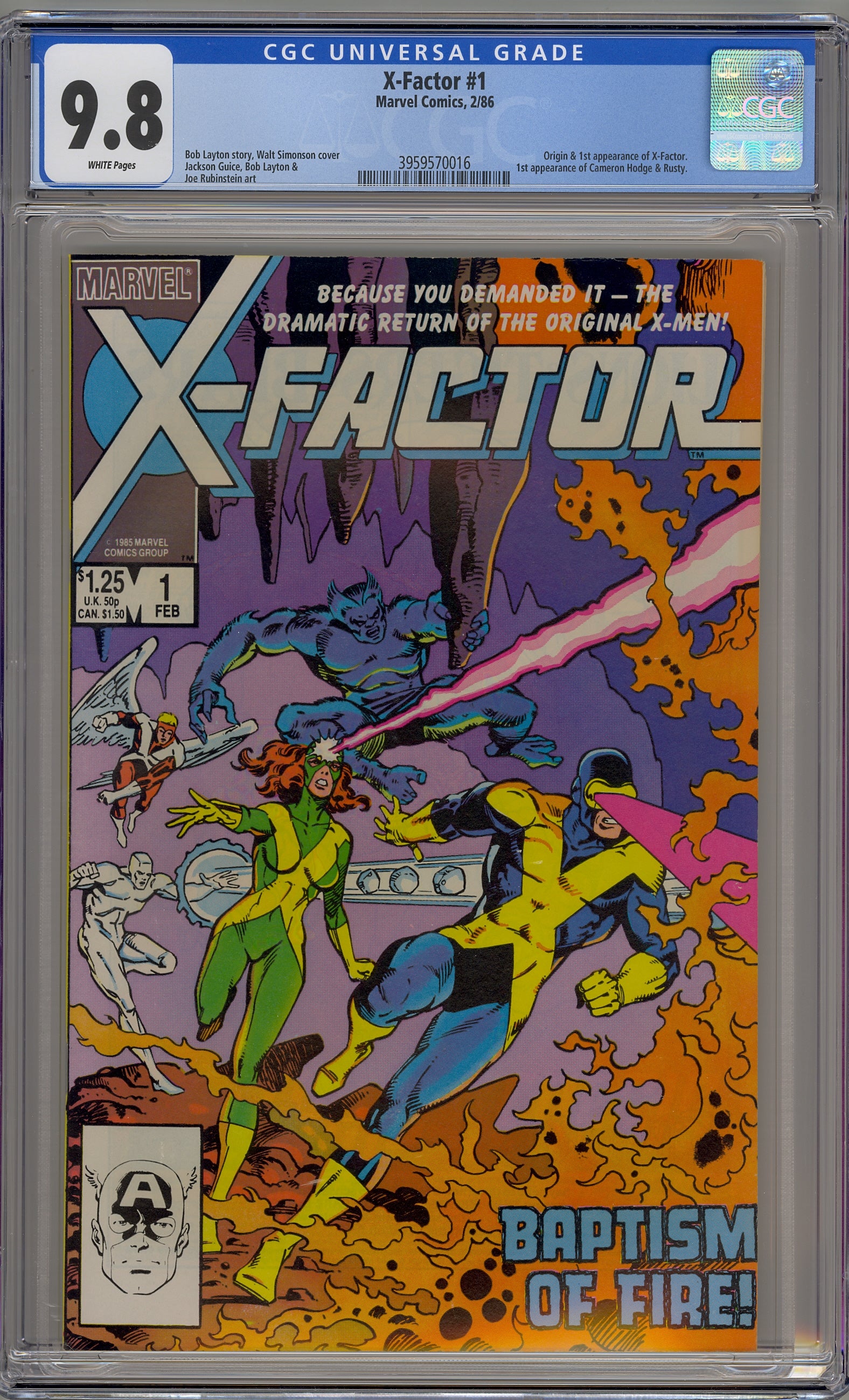 X-Factor #1 (1986) – Jackal Relic Comics