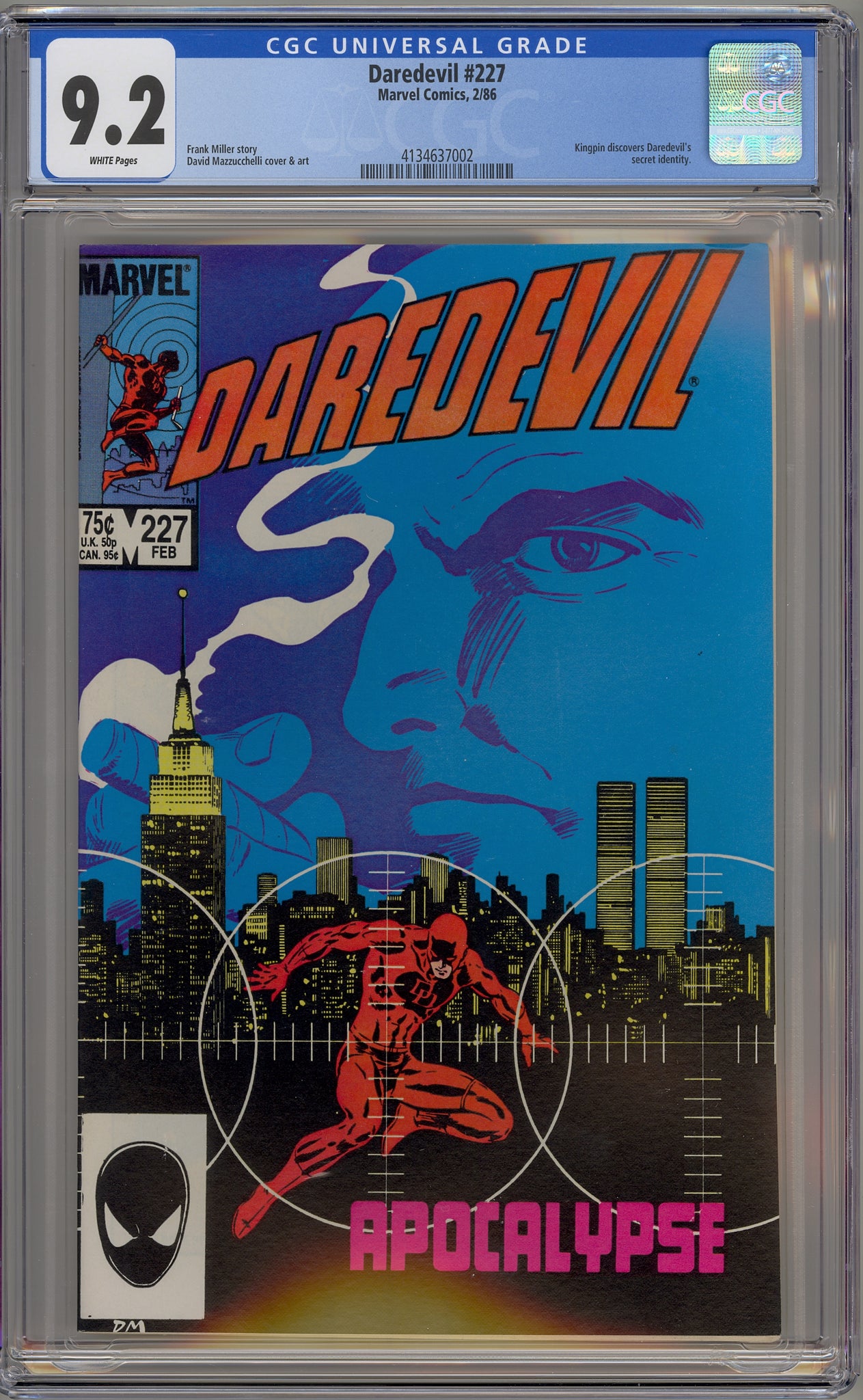 Daredevil #227 (1986) Born Again