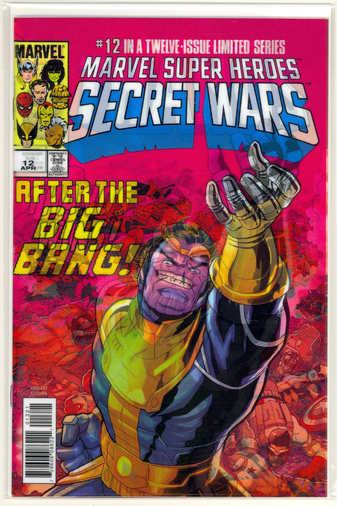 Thanos #13 (2016) Lenticular 3-D cover - Cosmic Ghost Rider
