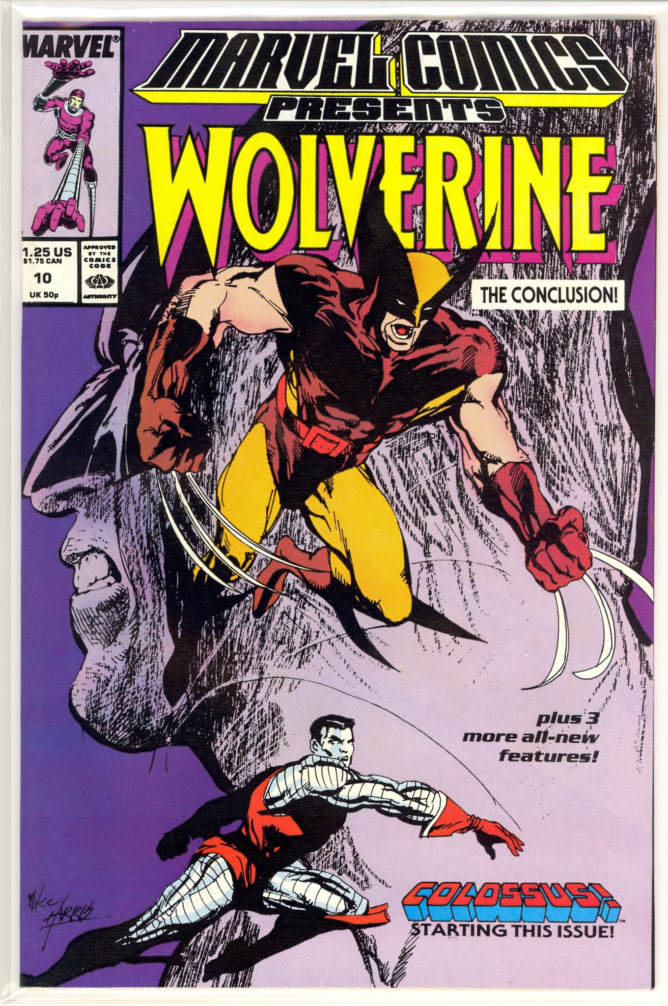 Marvel Comics Presents #10 (1988) Wolverine, Colossus, Speedball