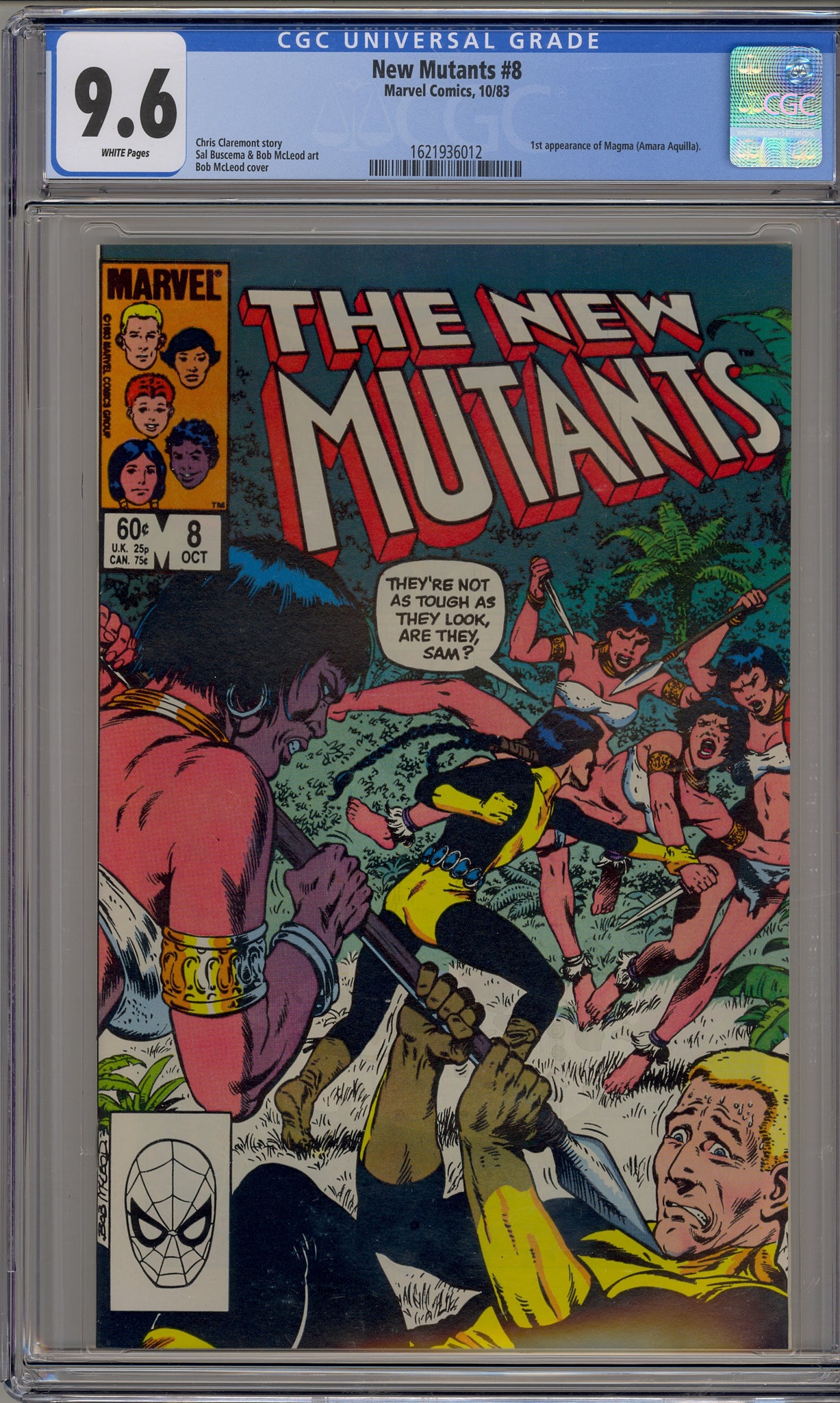 New Mutants #8 (1983) Magma