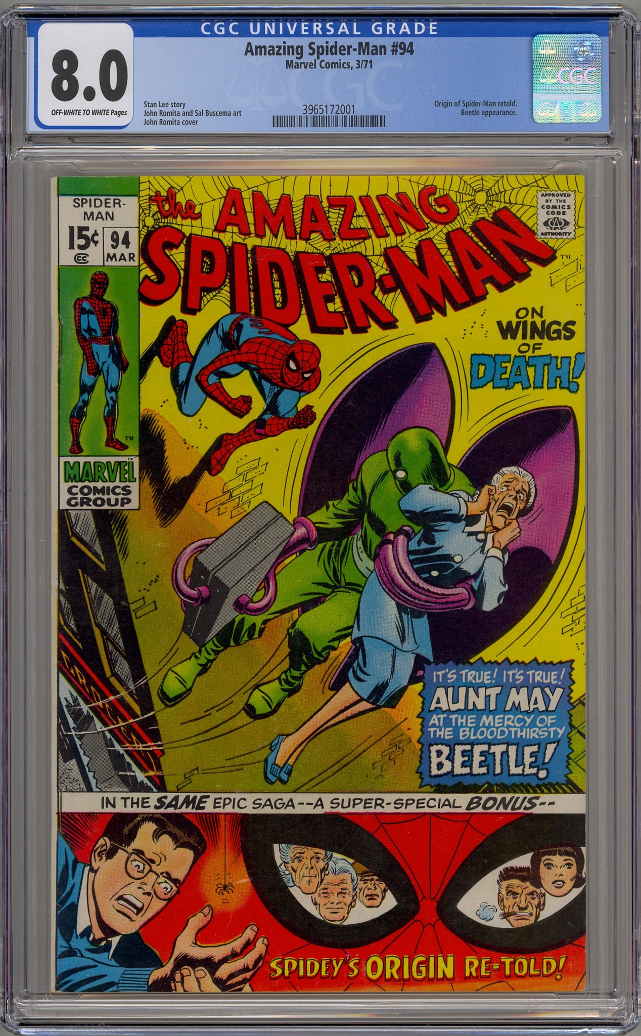 Amazing Spider-Man #94 (1971) Beetle