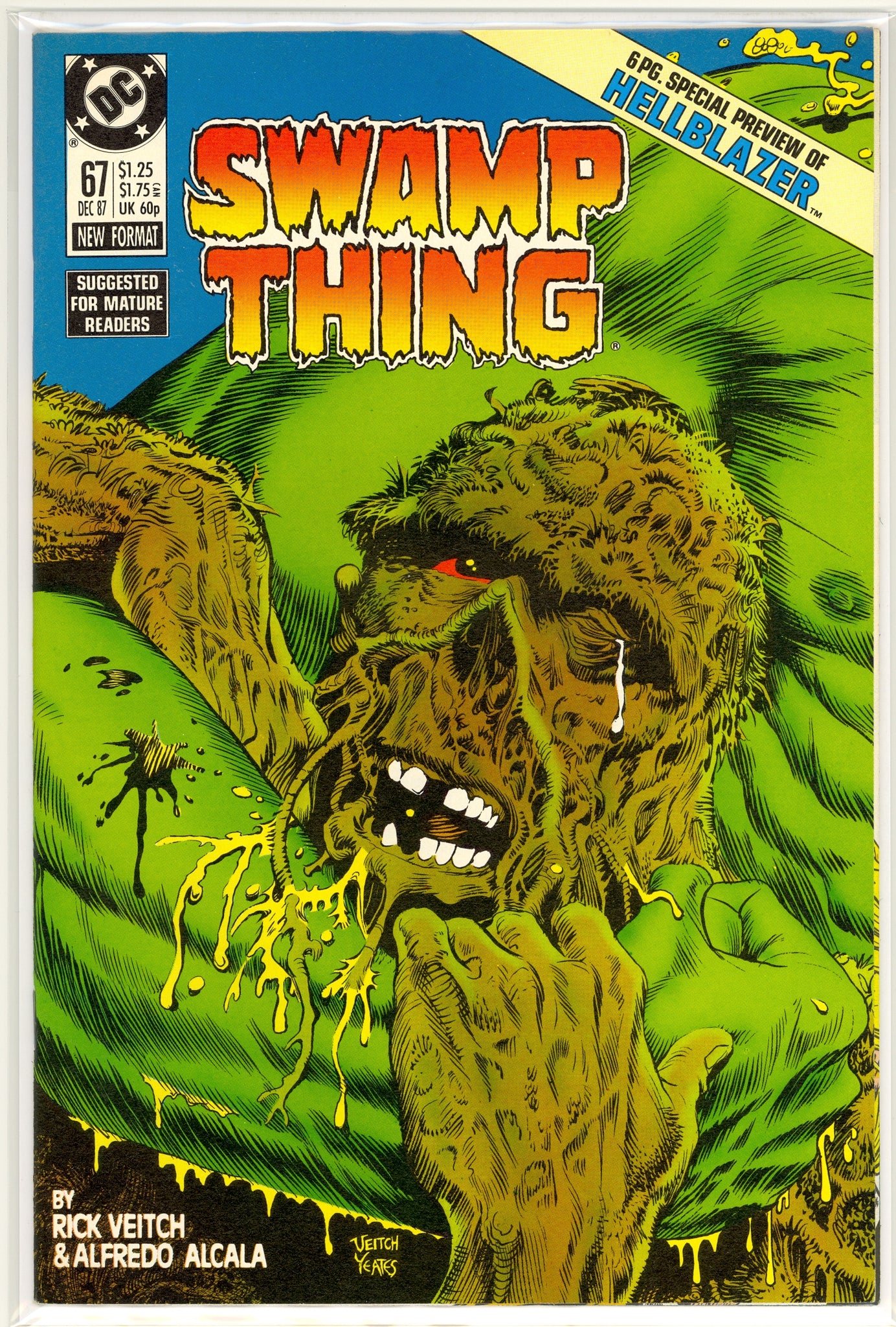 Saga of the Swamp Thing #67 (1987) John Constantine, Hellblazer