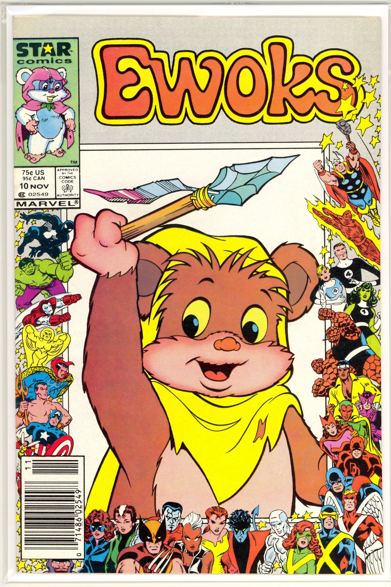 Ewoks #10 (1986) newsstand edition - Marvel Anniversary series