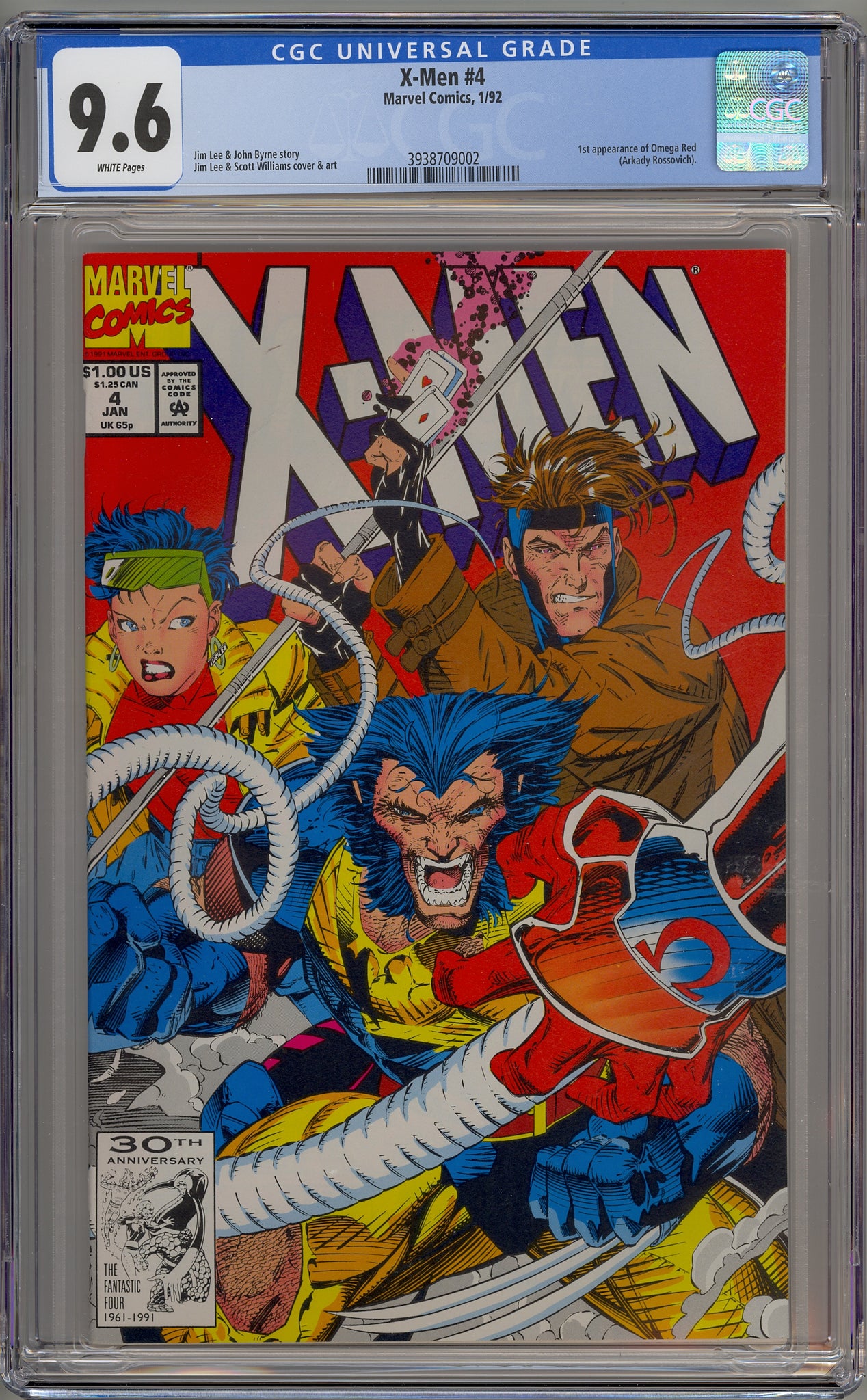 X-Men #4 (1992) Omega Red