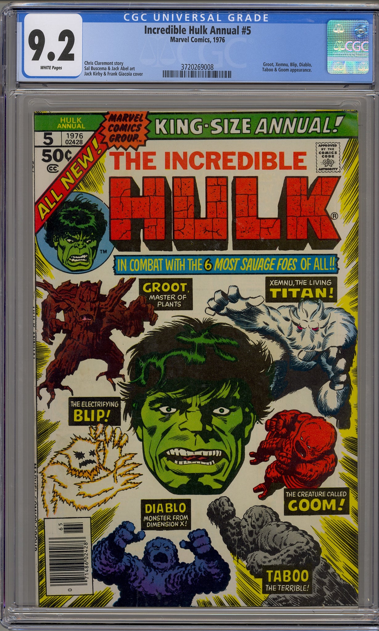 Incredible Hulk Annual #5 (1976) Groot