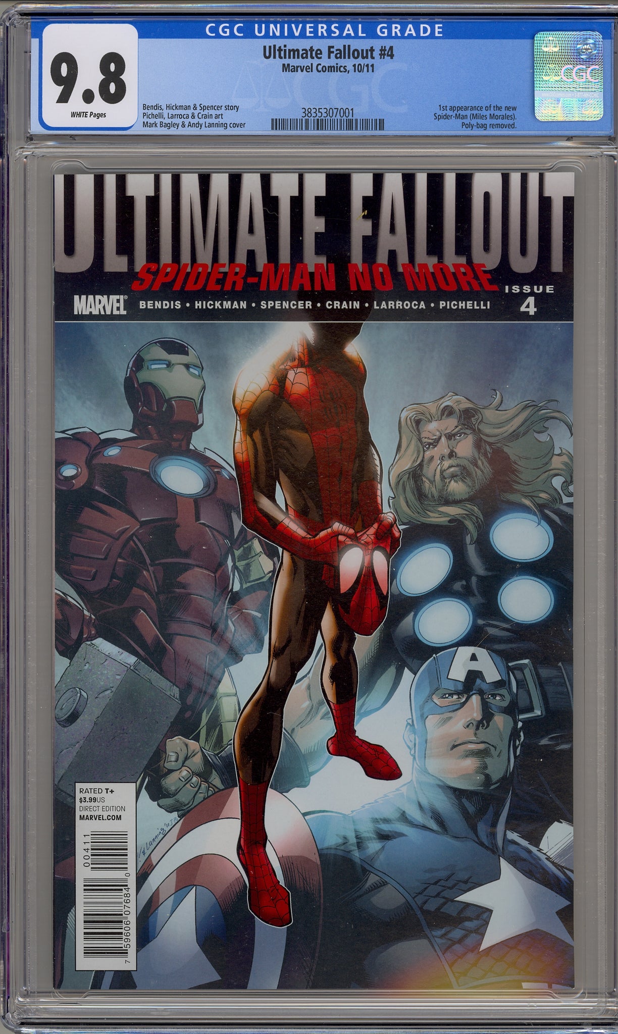 Ultimate Fallout #4 (2011) Spider-Man (Miles Morales) – Jackal