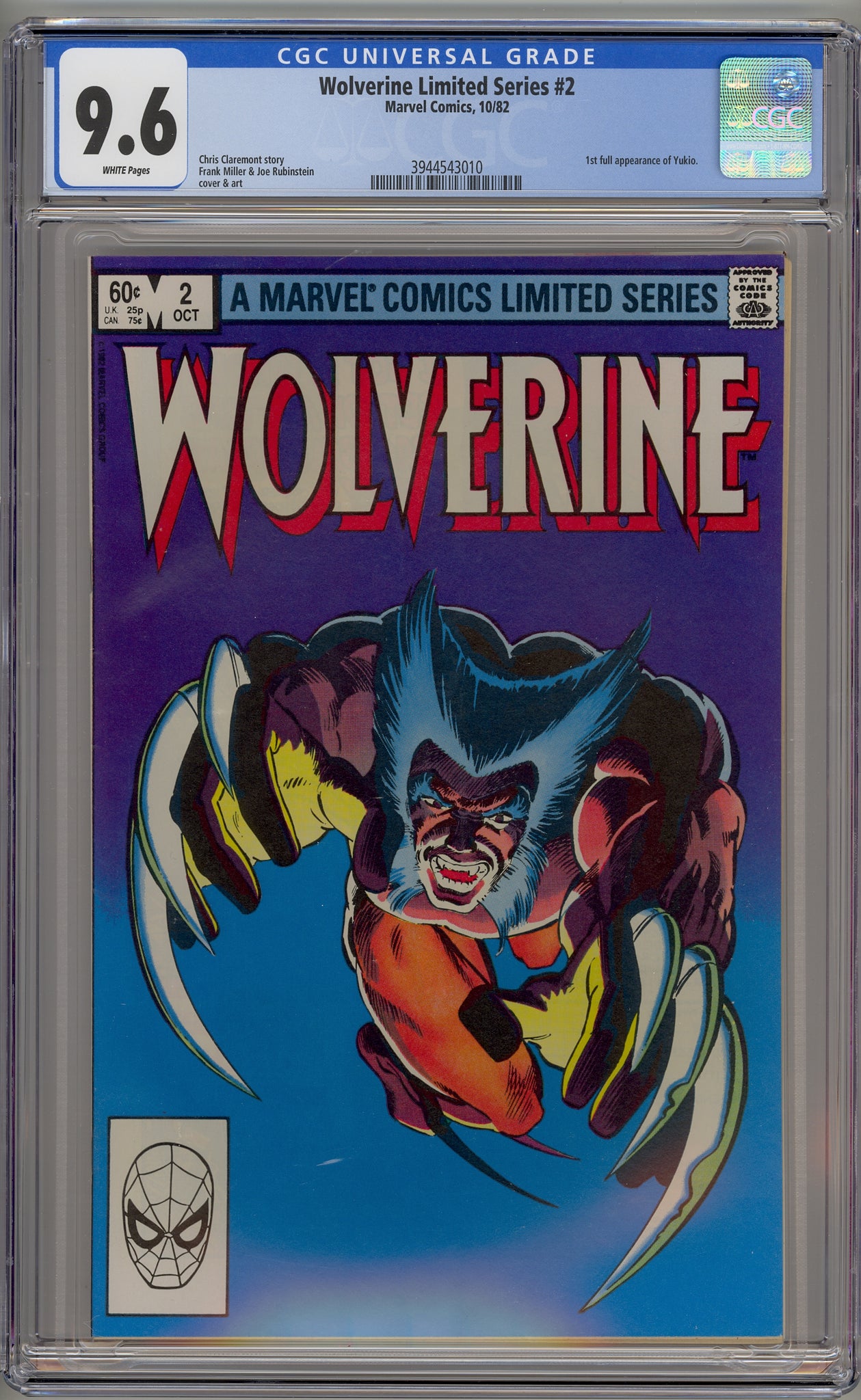 Wolverine Limited Series #2 (1982) Yukio