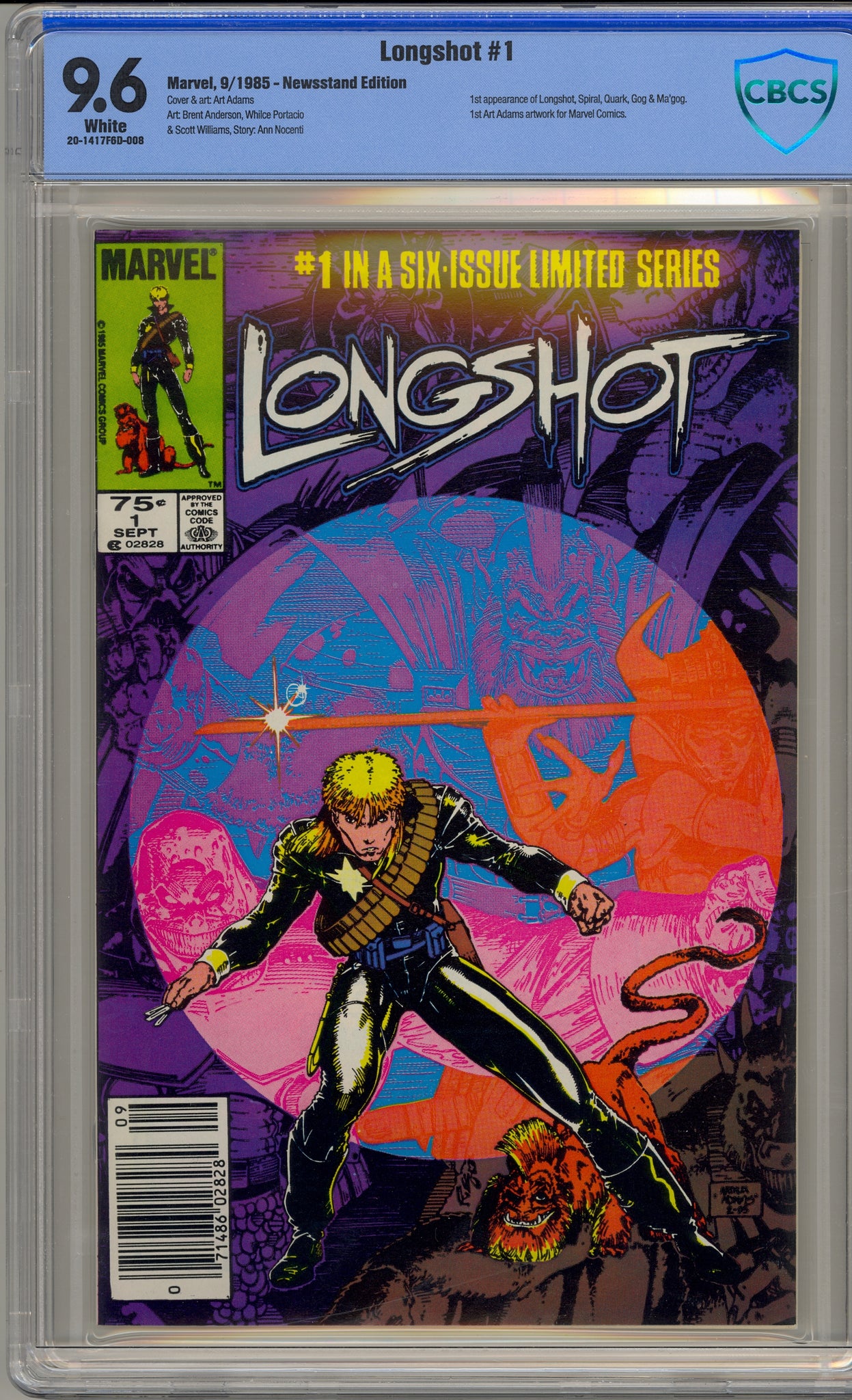 Longshot #1 (1985) newsstand edition