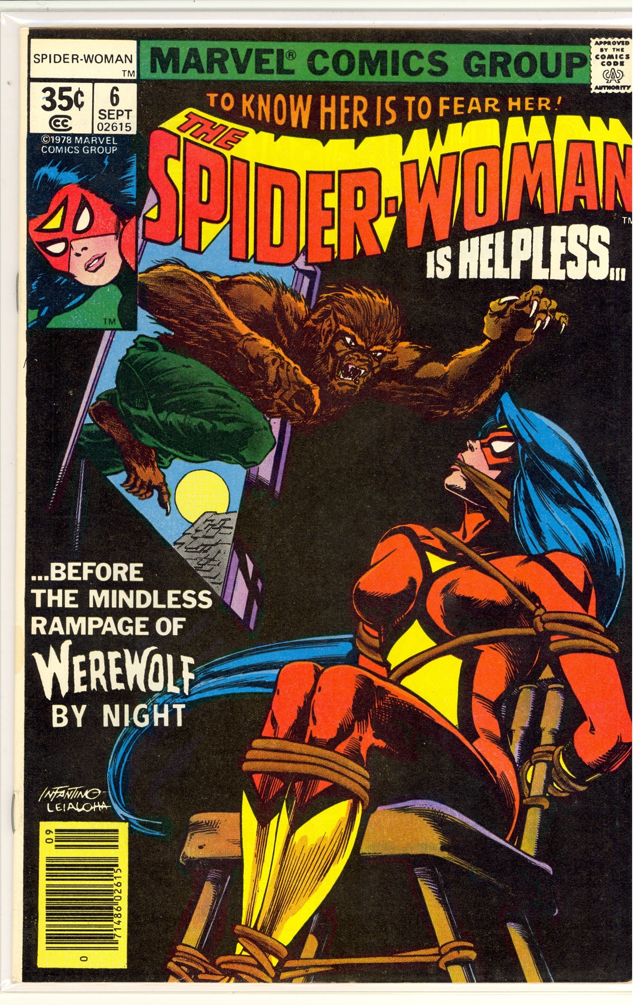 Spider-Woman #6 (1978) Werewolf by Night