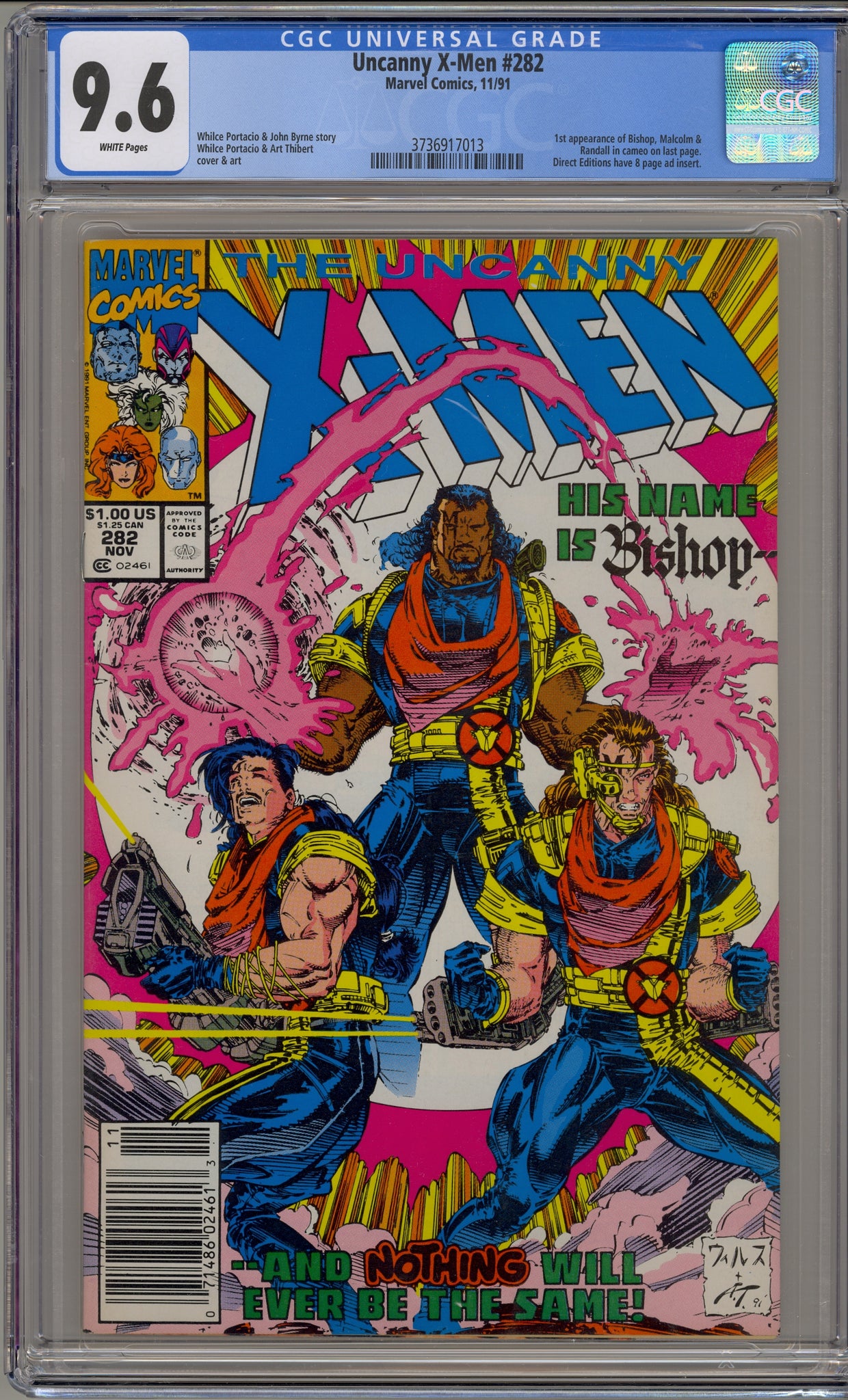 Uncanny X-Men #282 (1991) Bishop