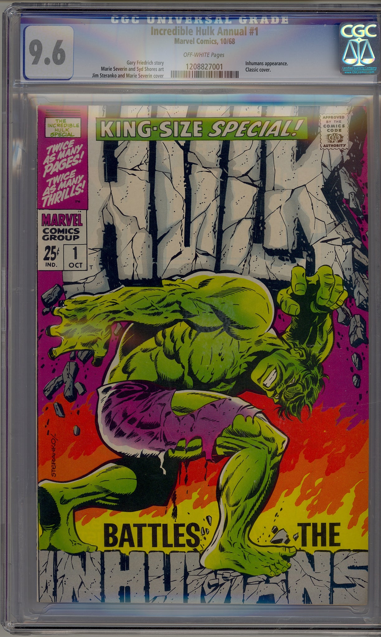 Incredible Hulk Annual #1 (1968) Inhumans
