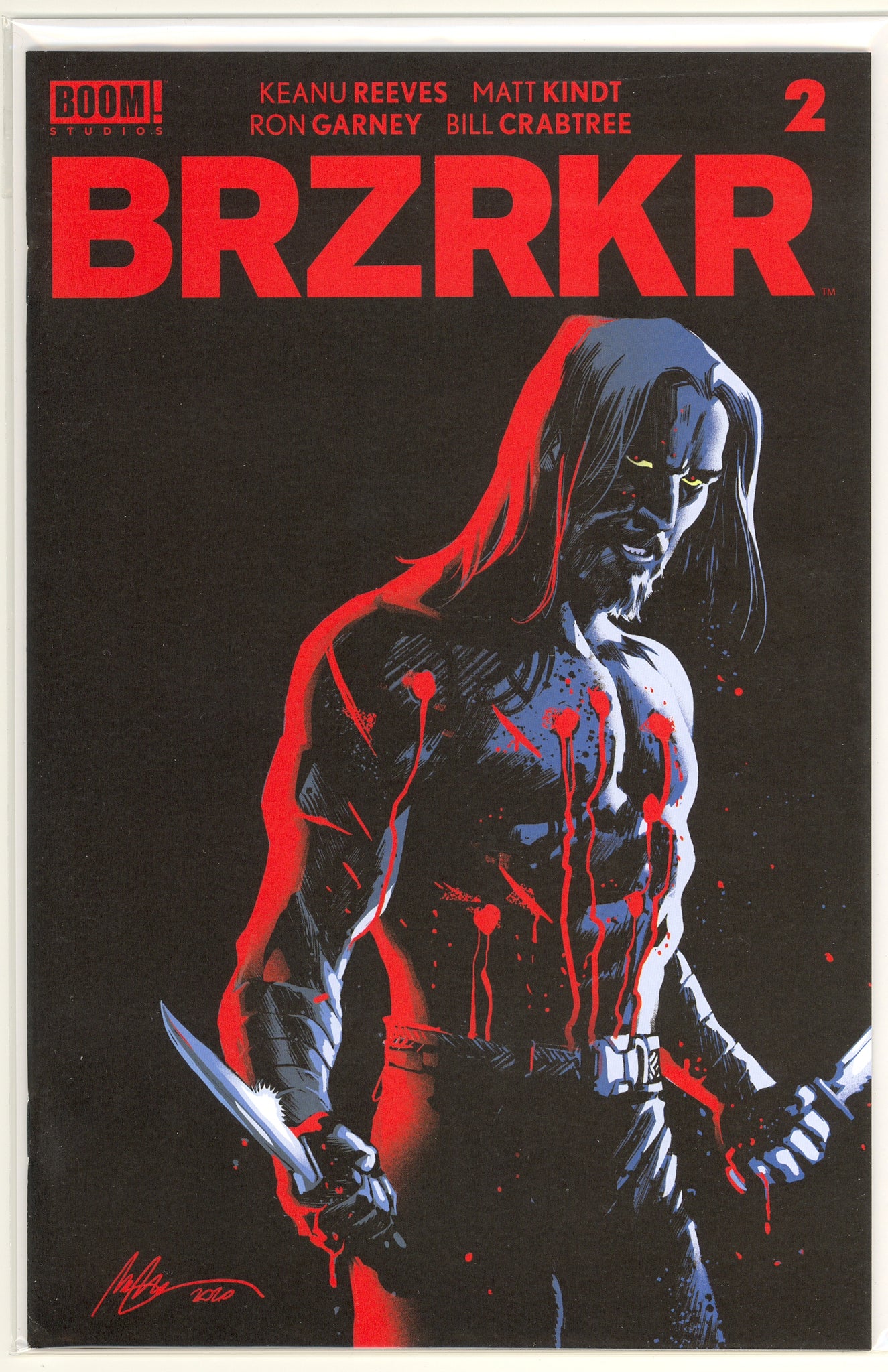 BRZRKR #2 (2021) cover B 1st print