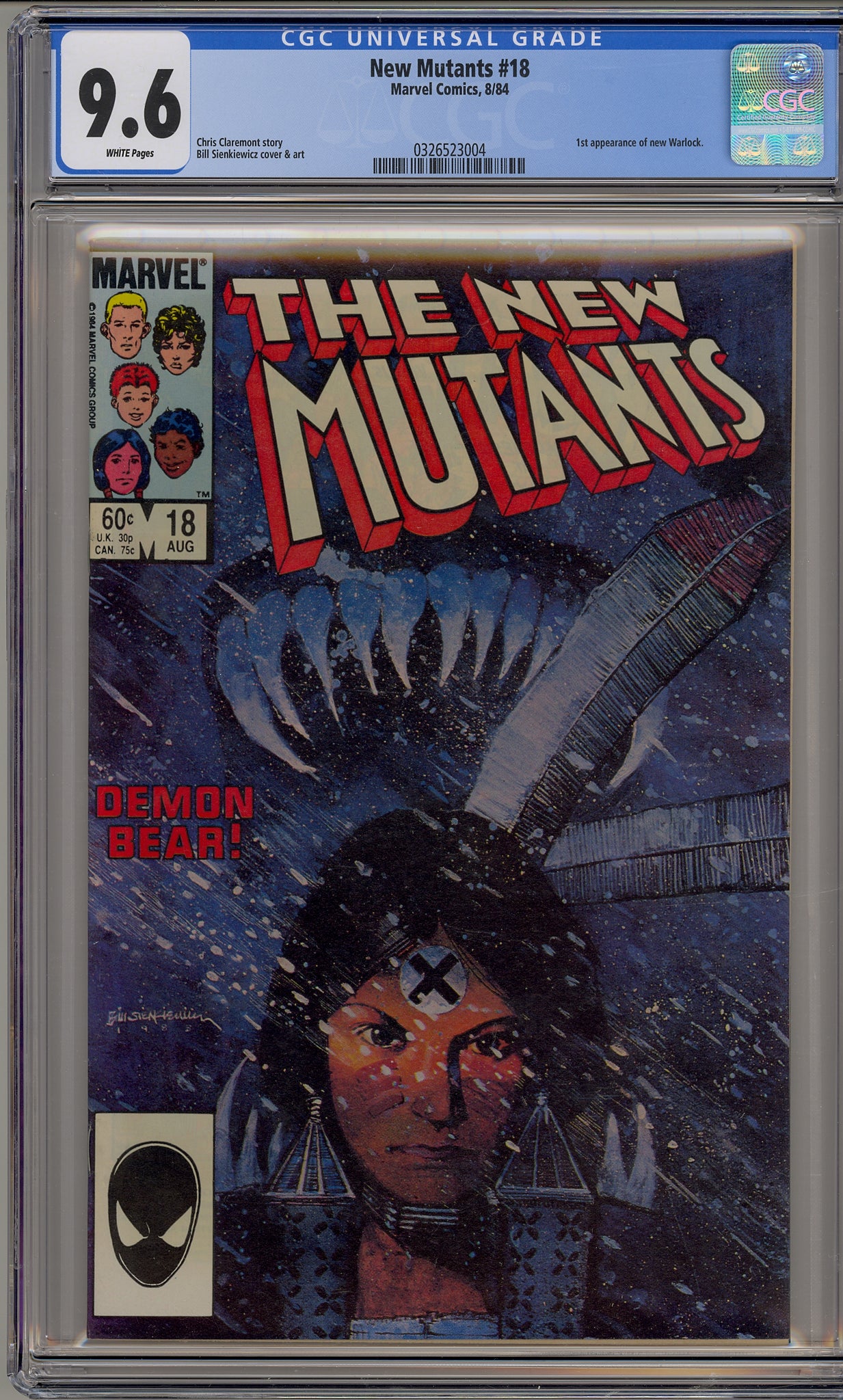 New Mutants #18 (1984) Demon Bear