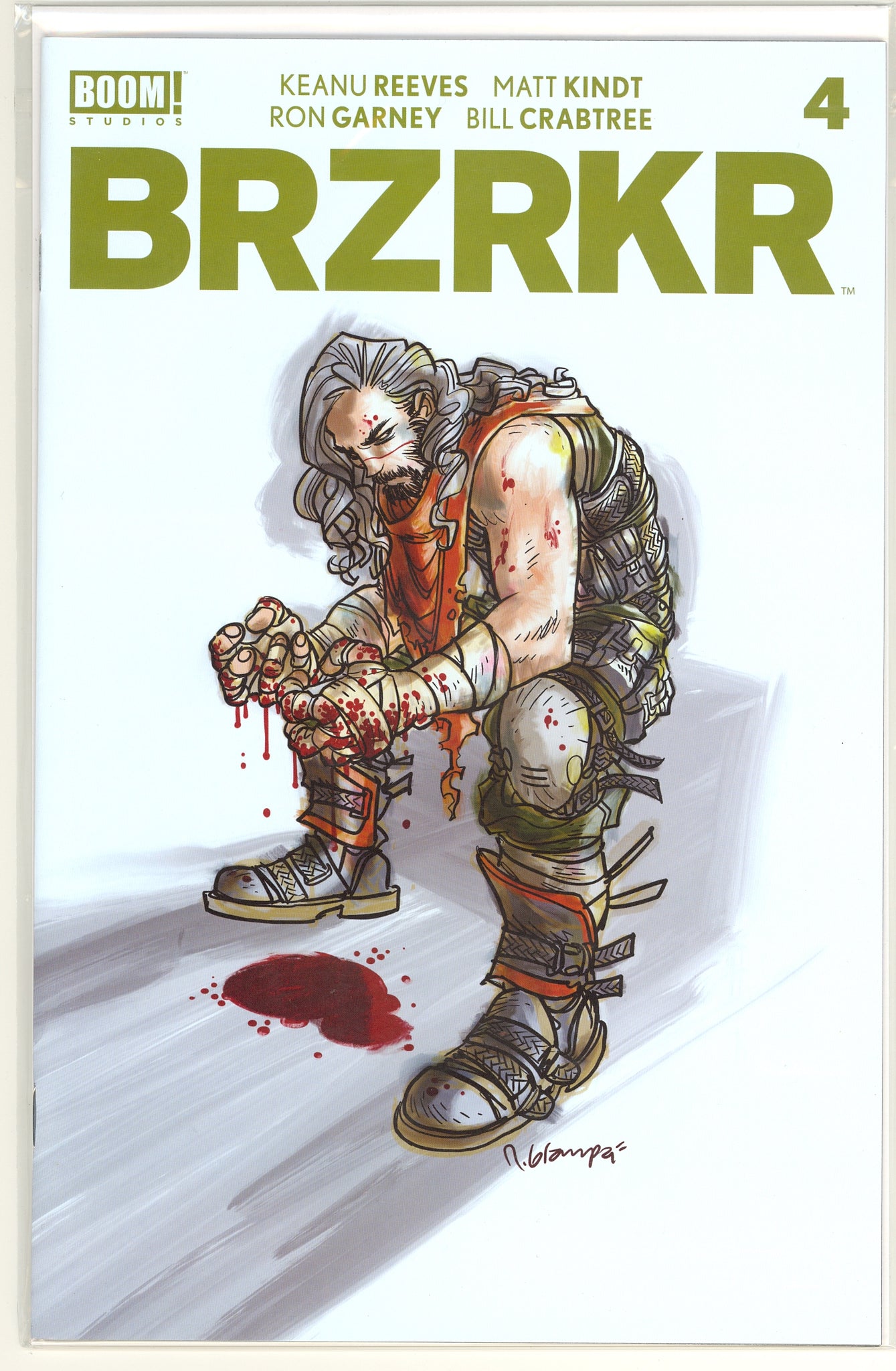BRZRKR #4 (2021) cover A 1st print